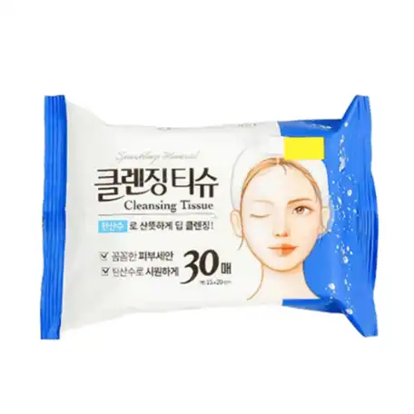 블루나 탄산수 클렌징티슈
