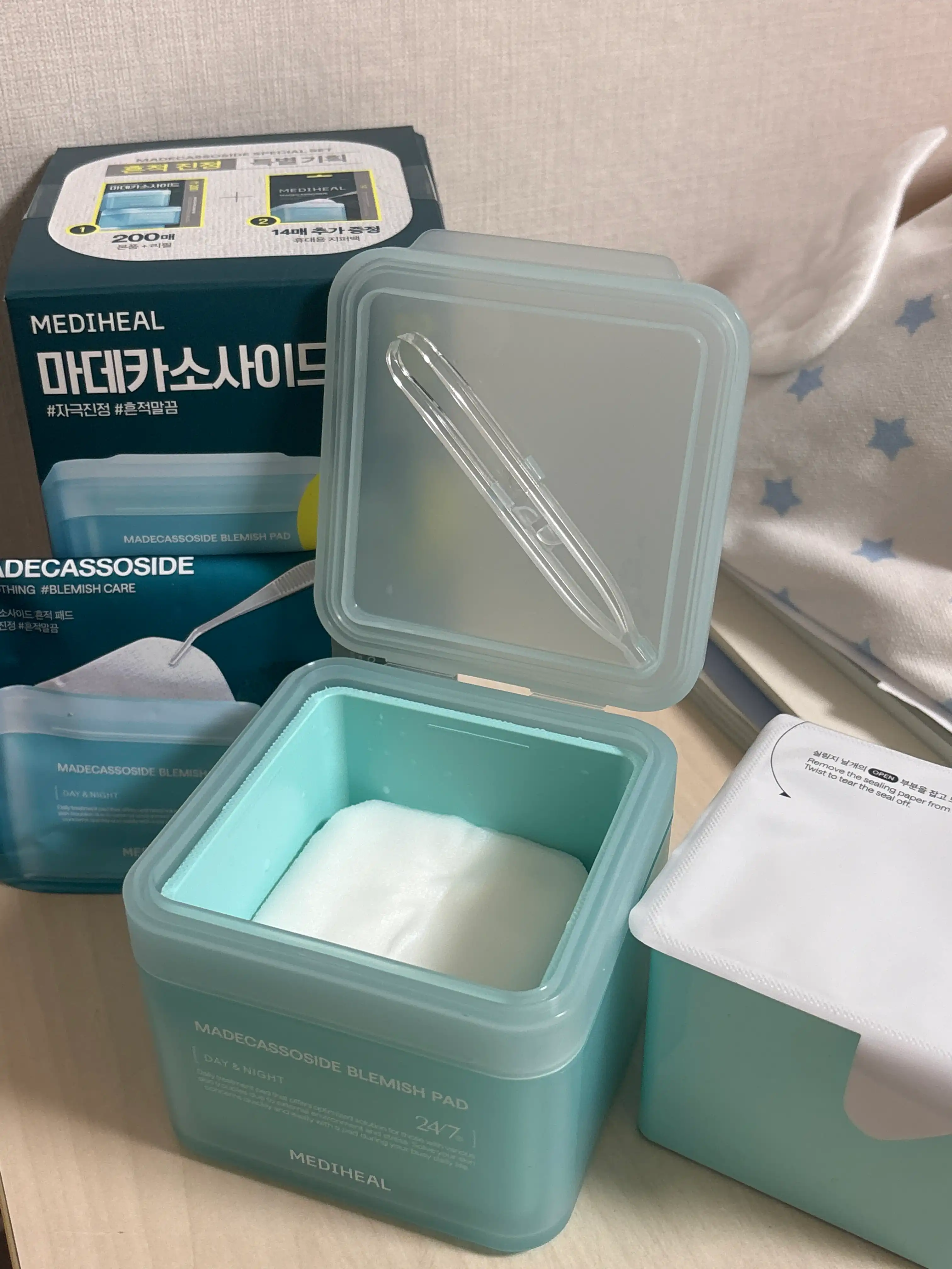 언니의파우치 리뷰 이미지 2 - [마데카소사이드 흔적 패드]