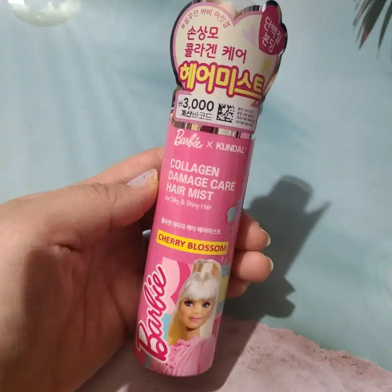 언니의파우치 리뷰 이미지 - [(바비X쿤달) 콜라겐 데미지 케어 헤어 미스트]