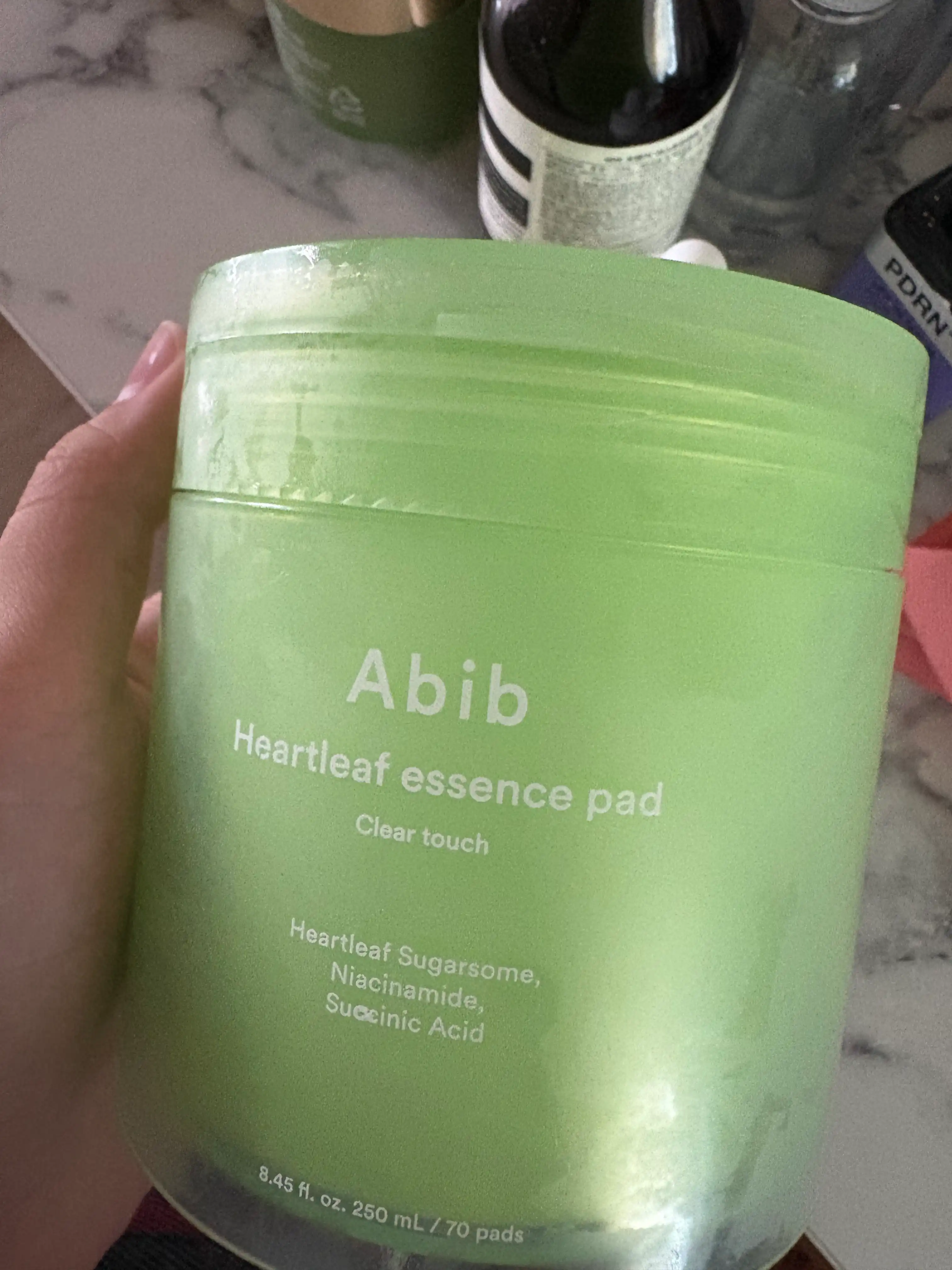 언니의파우치 리뷰 이미지 2 - [어성초 흔적 에센스 패드 클리어터치]