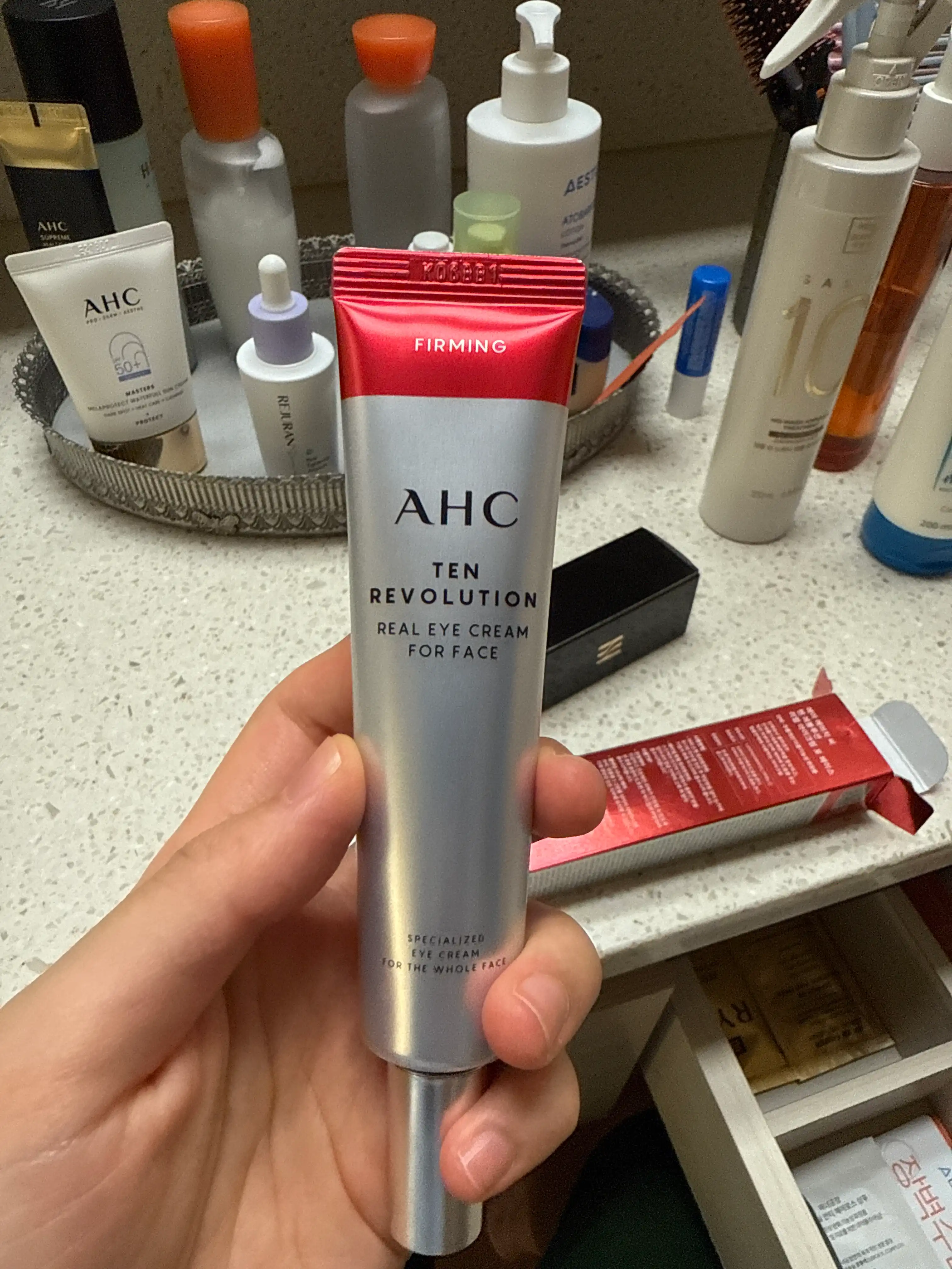 언니의파우치 리뷰 이미지 2 - [텐 레볼루션 리얼 아이크림 포 페이스]