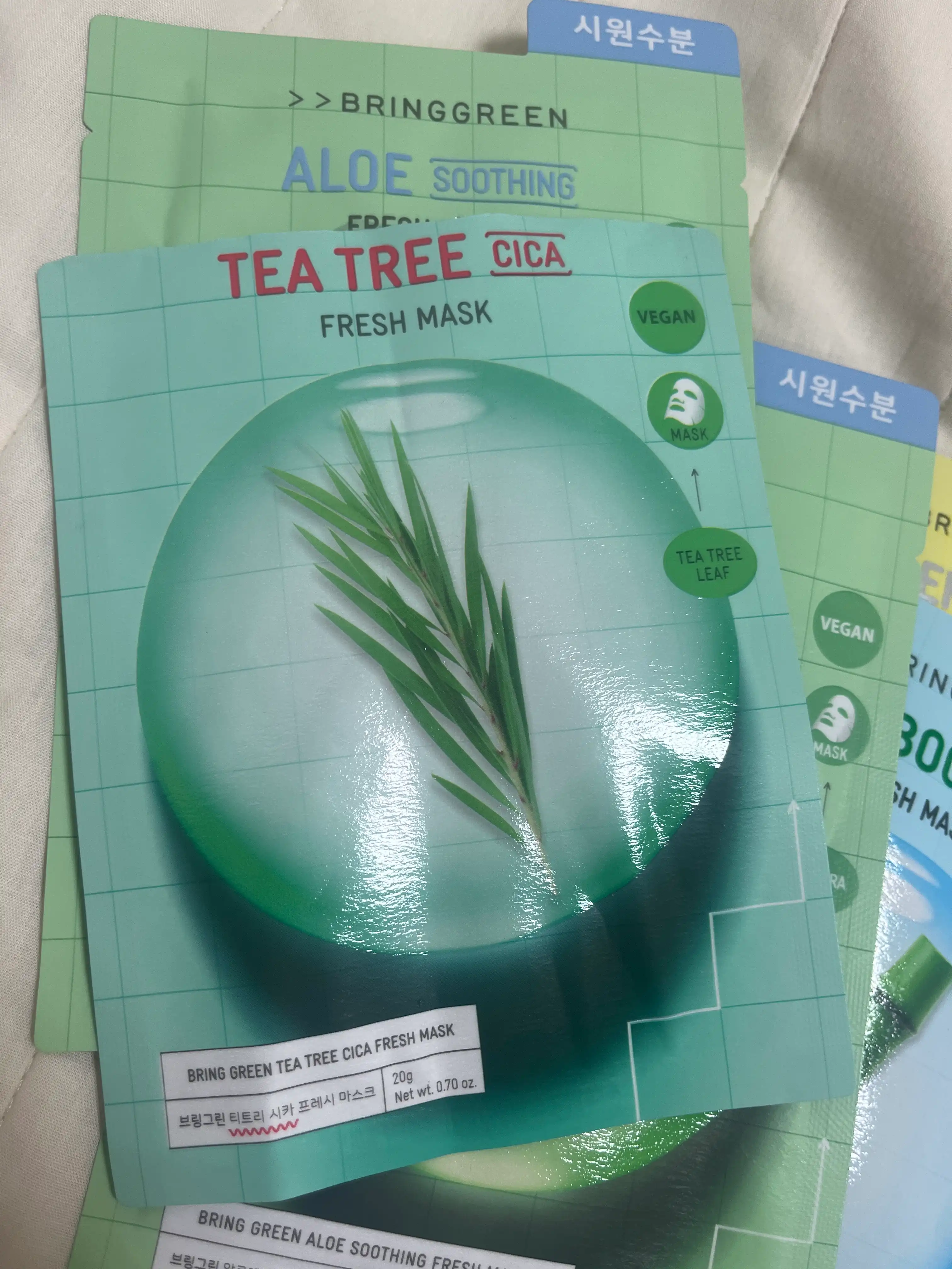 언니의파우치 리뷰 이미지 - [티트리 시카 프레시 마스크]