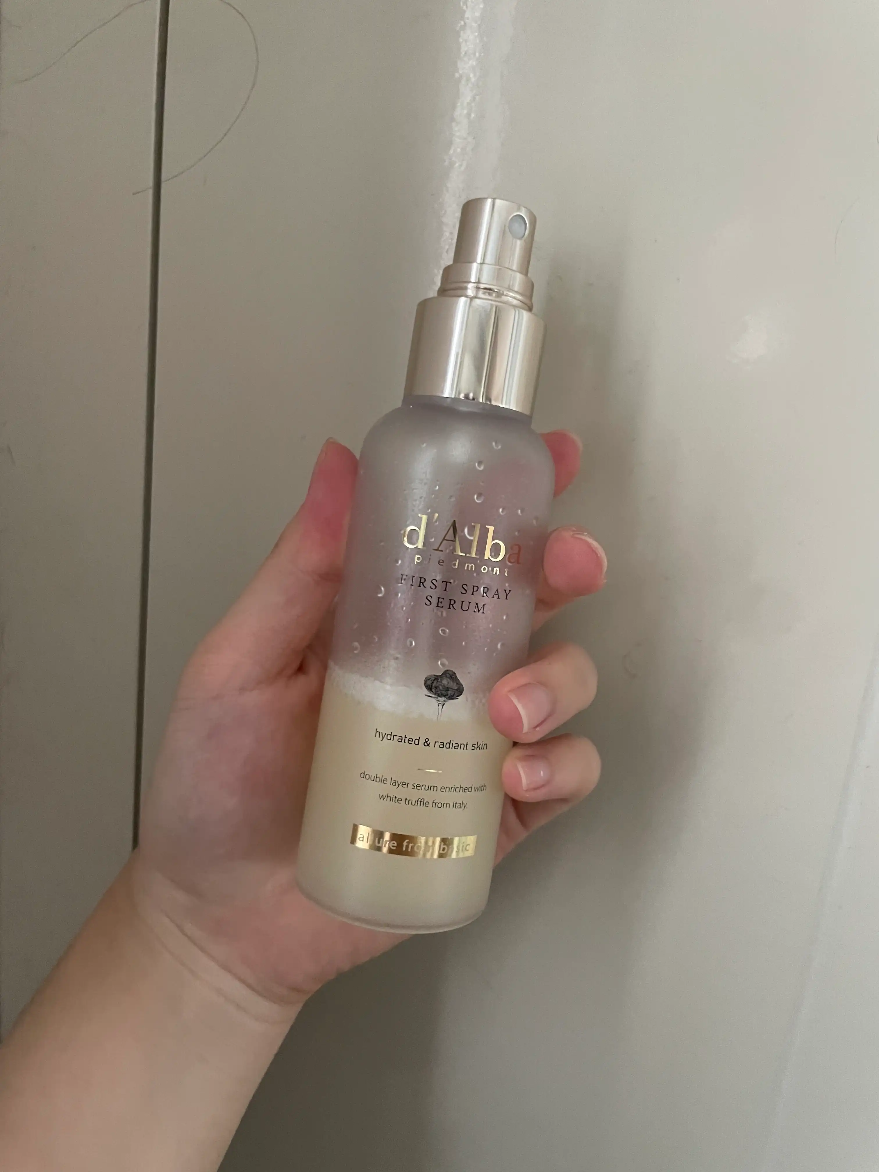 언니의파우치 리뷰 이미지 - [화이트 트러플 퍼스트 스프레이 세럼]