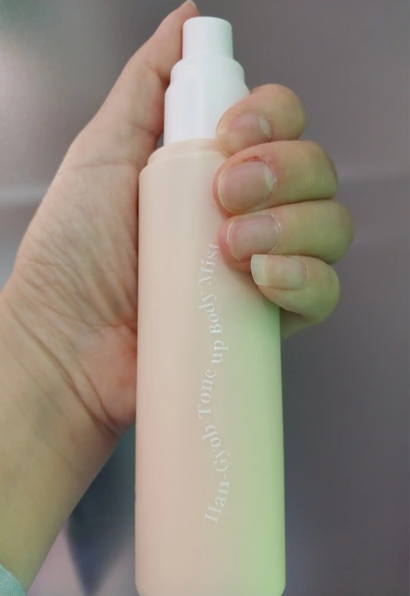 언니의파우치 리뷰 이미지 - [한겹 톤업 바디 미스트]