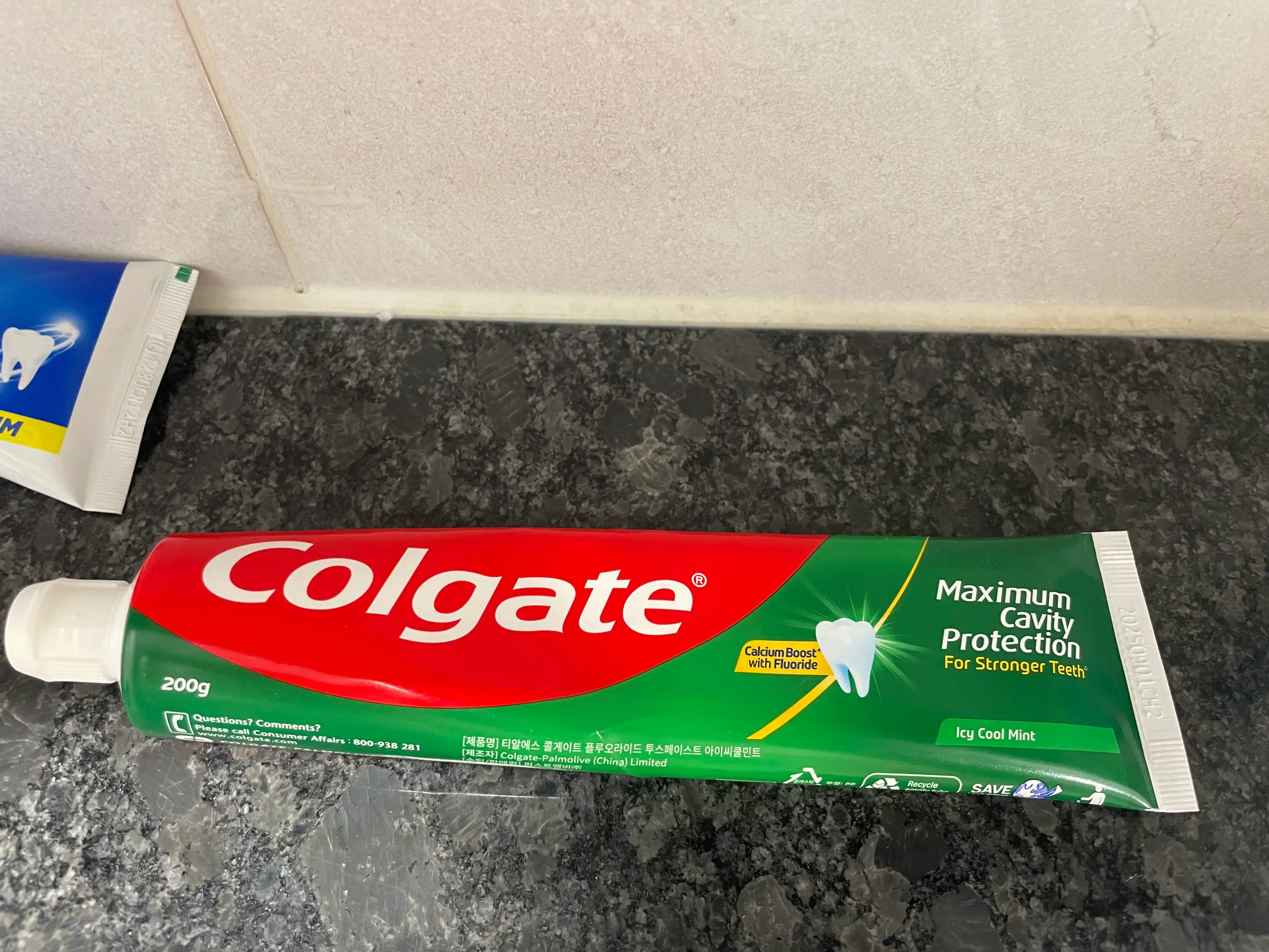 언니의파우치 리뷰 이미지 - [캐비티 프로텍션 불소치약 쿨민트]