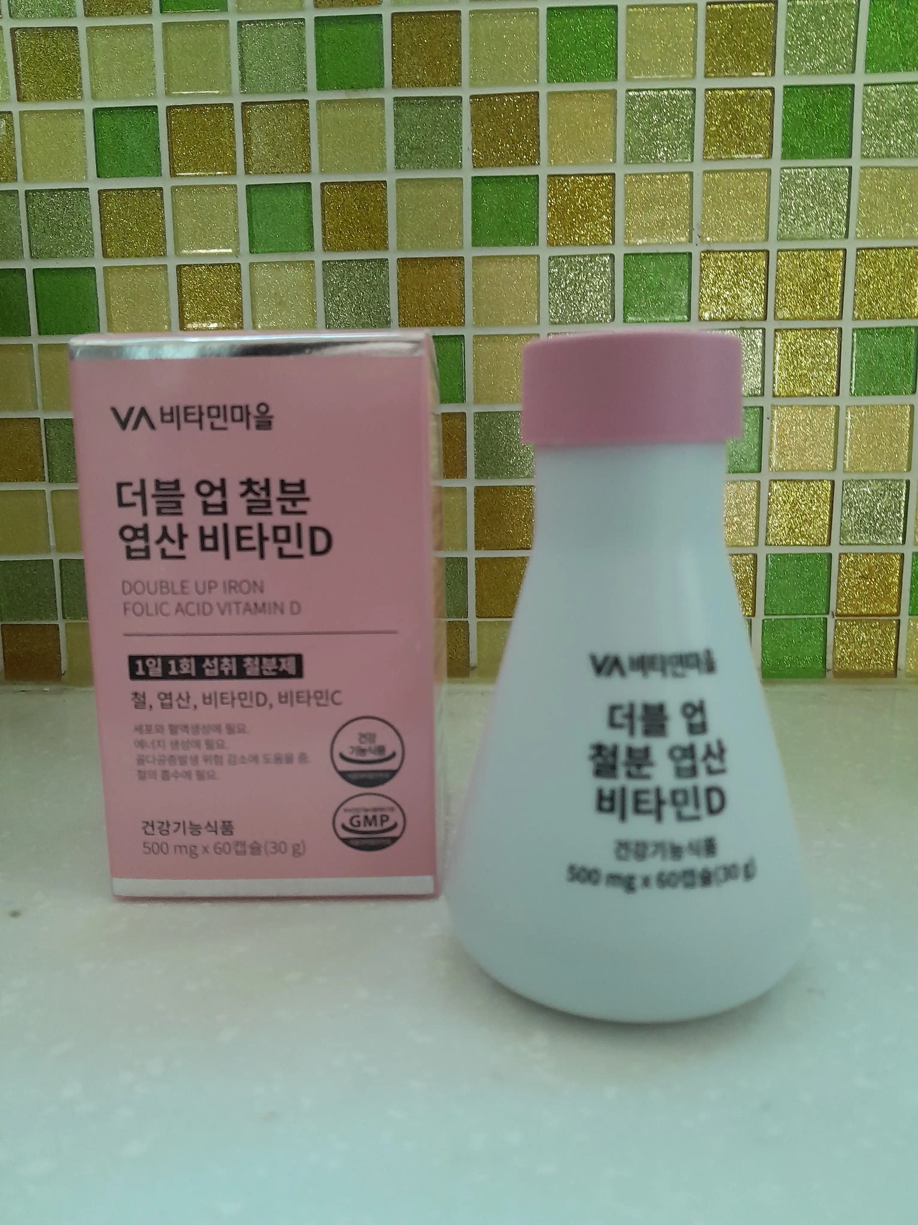 언니의파우치 리뷰 이미지 - [더블 업 철분 엽산 비타민D]