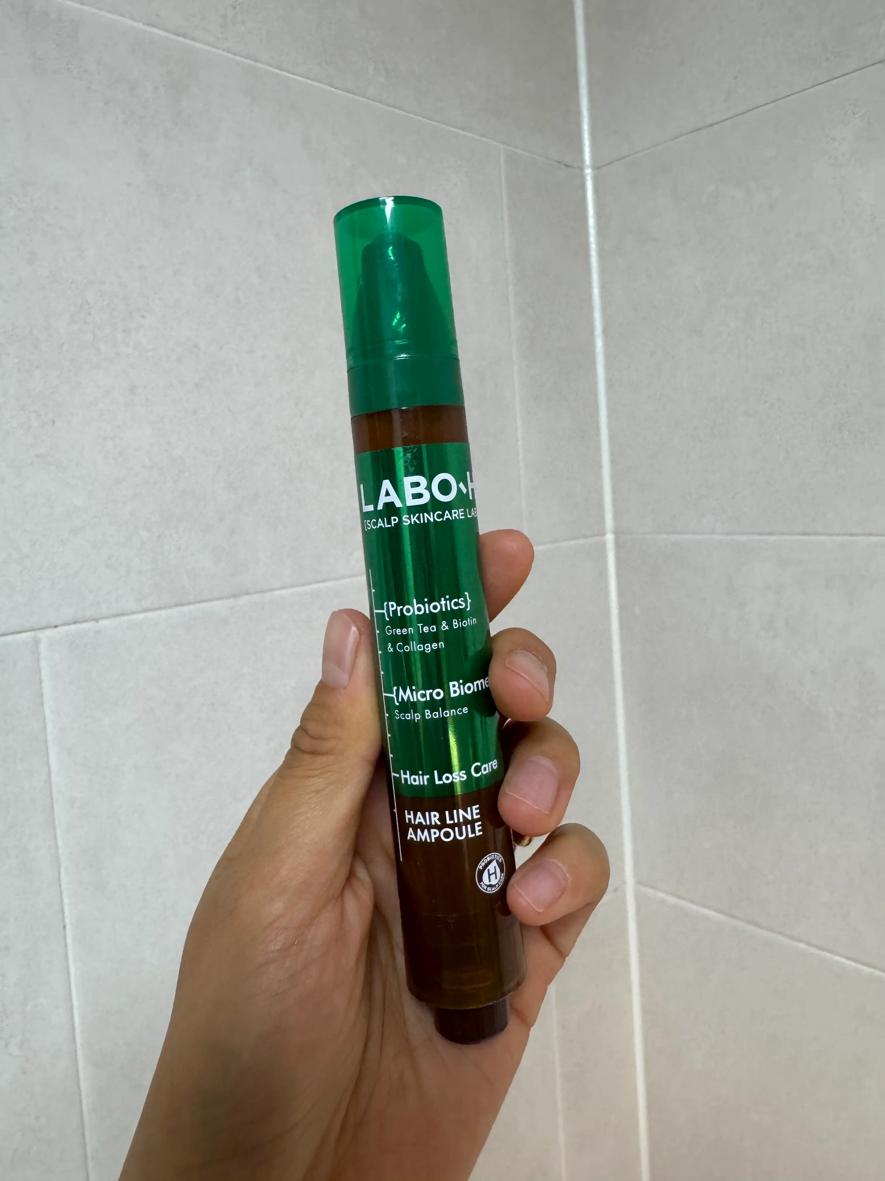 언니의파우치 리뷰 이미지 - [두피강화 클리닉 헤어라인 앰플]