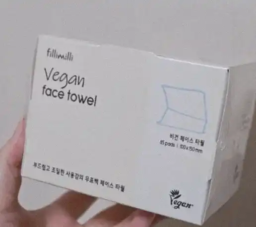 언니의파우치 리뷰 이미지 - [비건 페이스 타월]