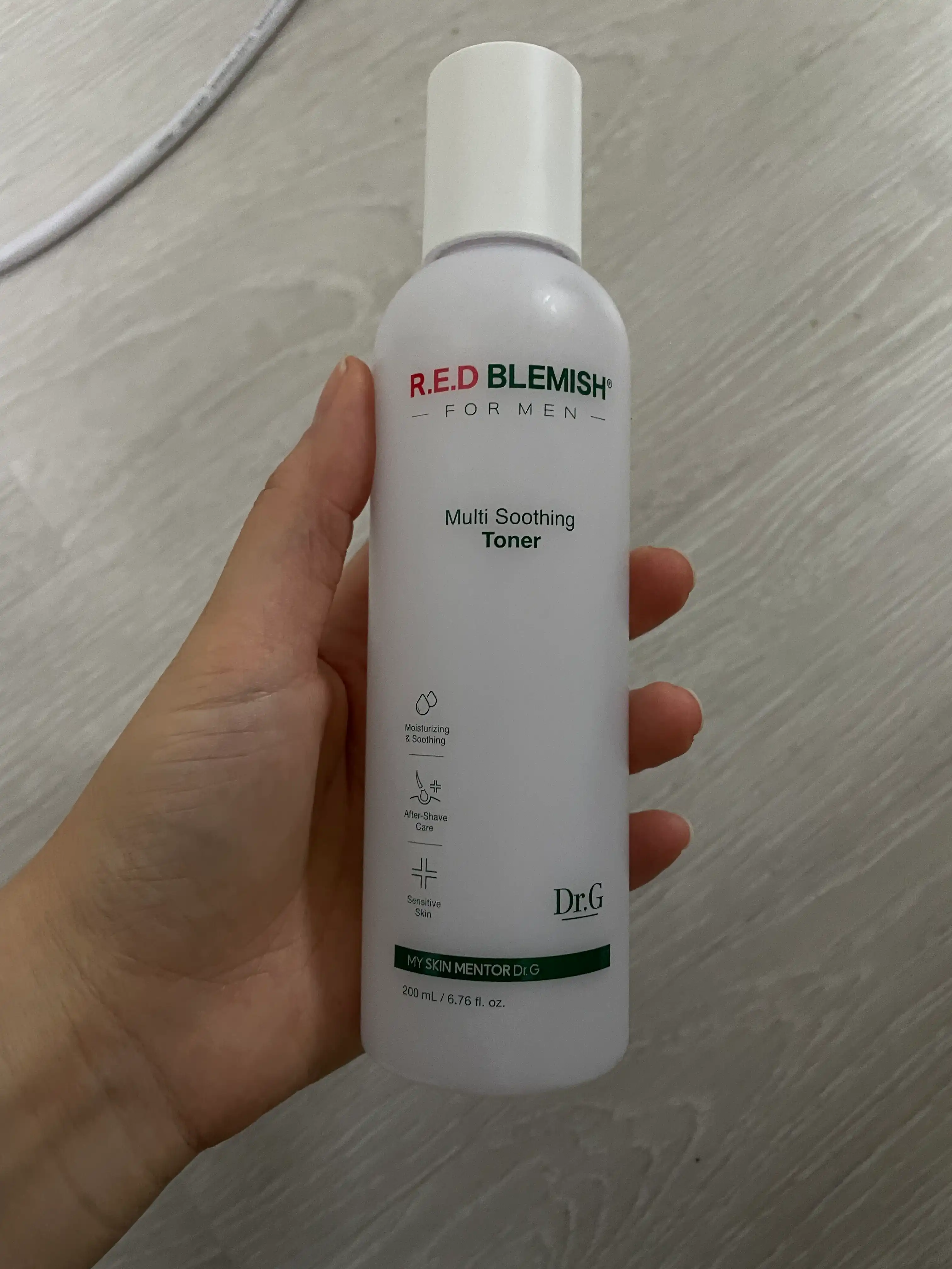 언니의파우치 리뷰 이미지 - [레드 블레미쉬 포 맨 멀티 수딩 토너]