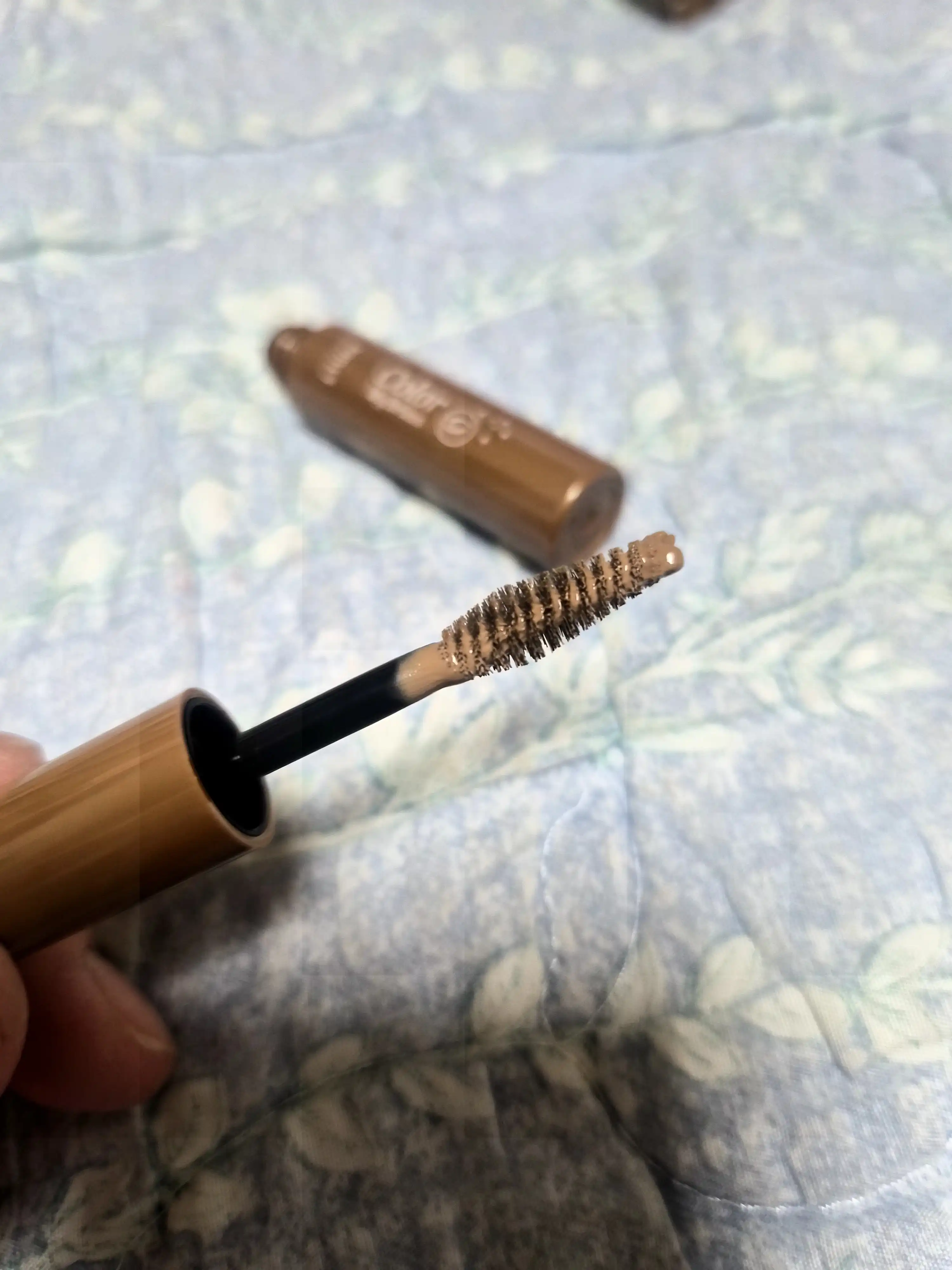 언니의파우치 리뷰 이미지 - [청순 거짓 브라우 카라 [4호 내추럴 브라운]]