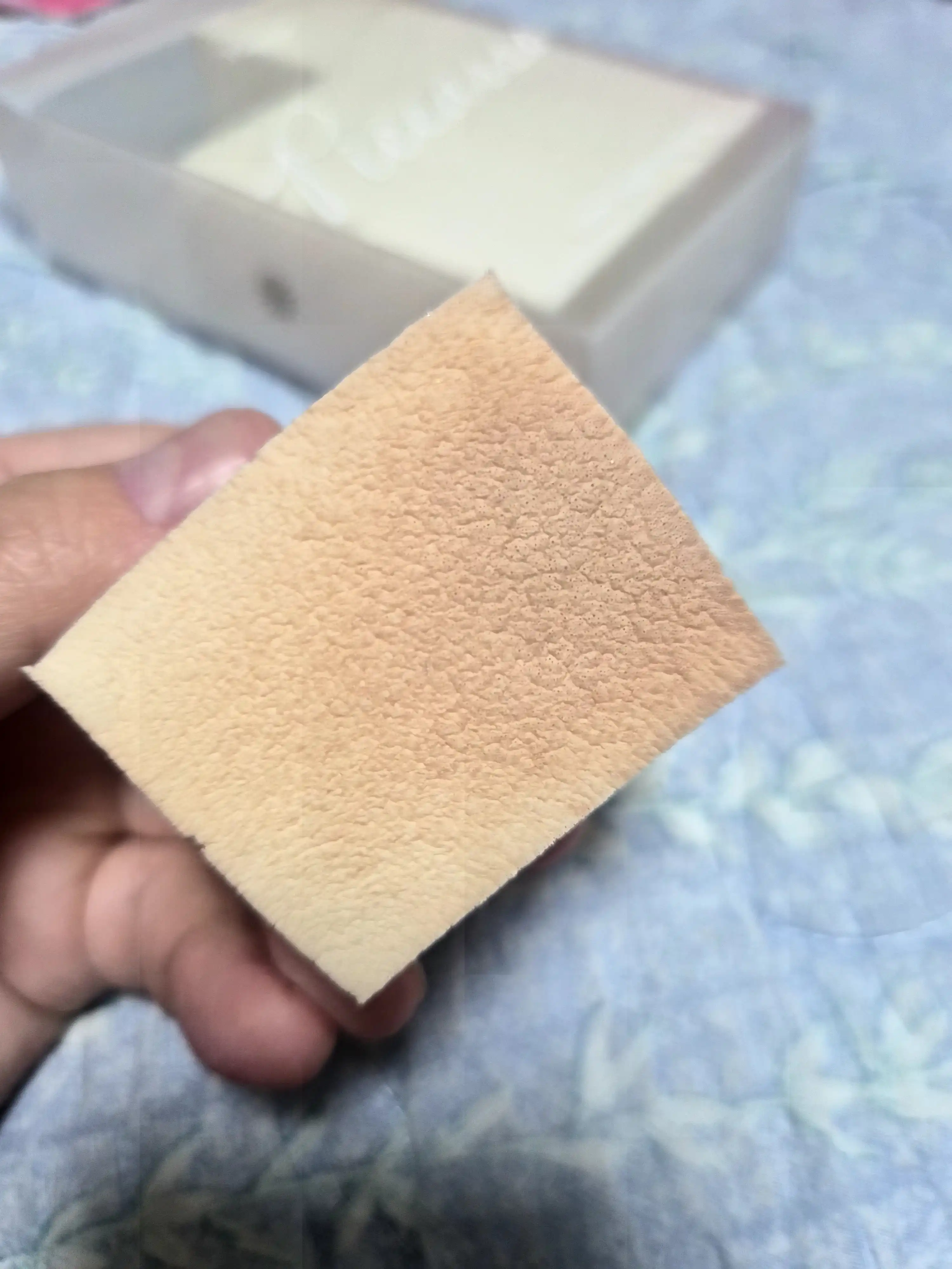 언니의파우치 리뷰 이미지 3 - [라텍스 스퀘어 메이크업 스펀지]