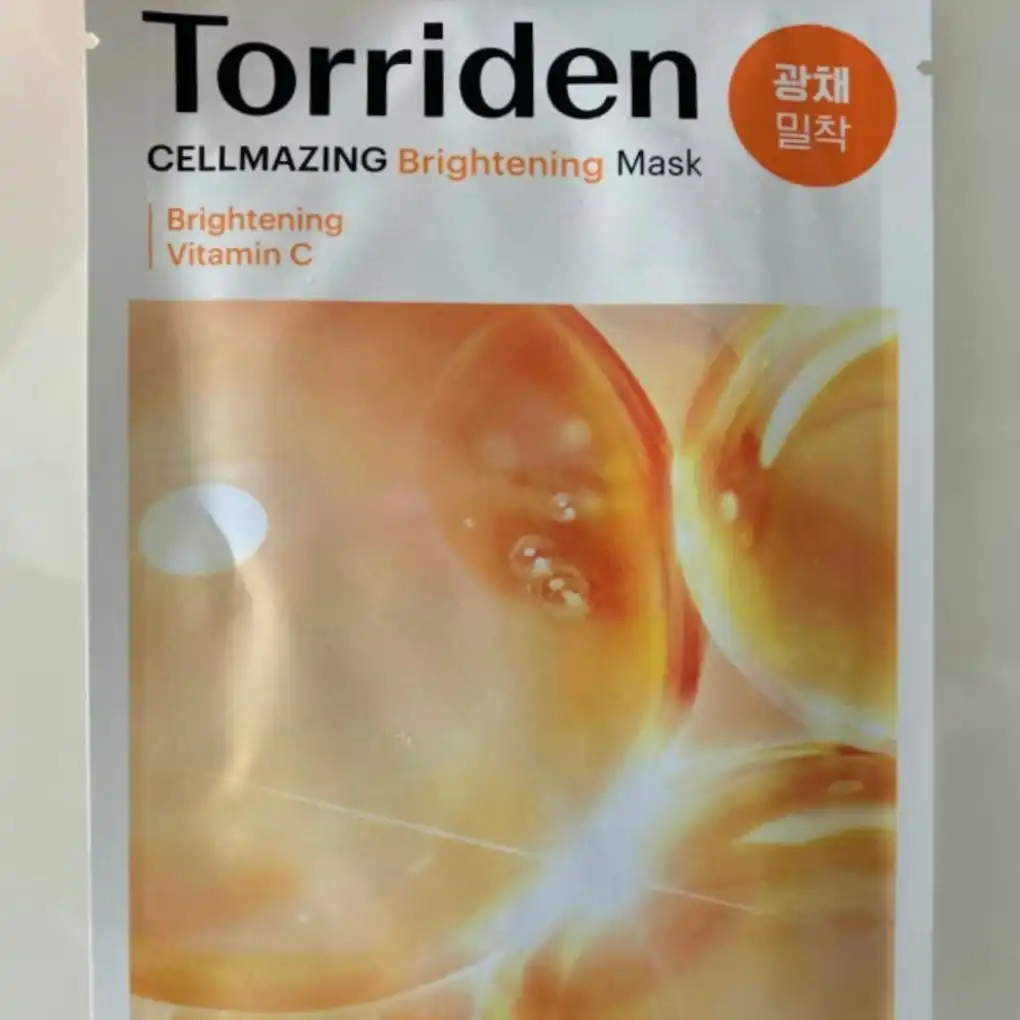 언니의파우치 리뷰 이미지 - [셀메이징 비타C 브라이트닝 마스크]