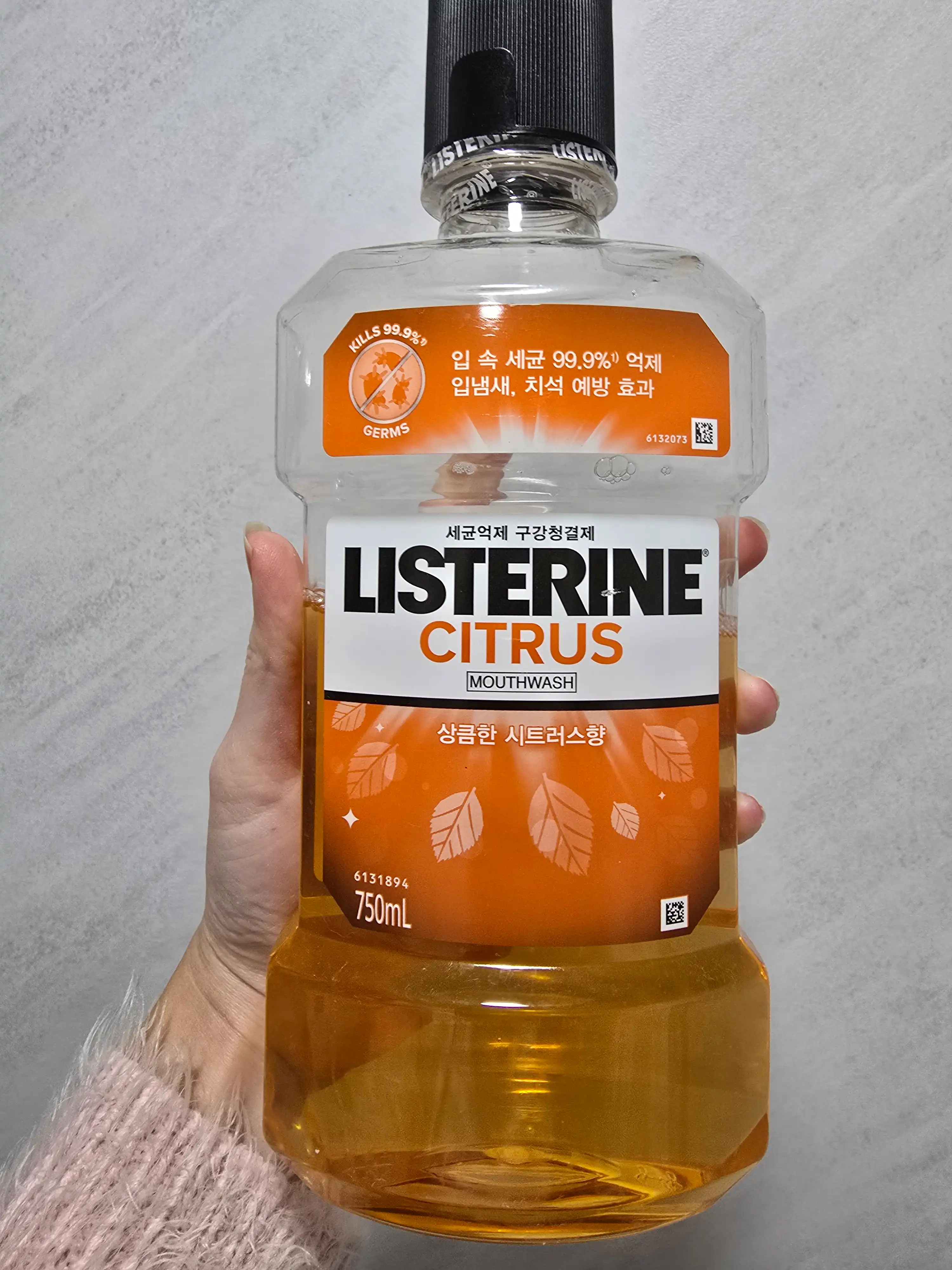 마우스워시액 시트러스향 750ml