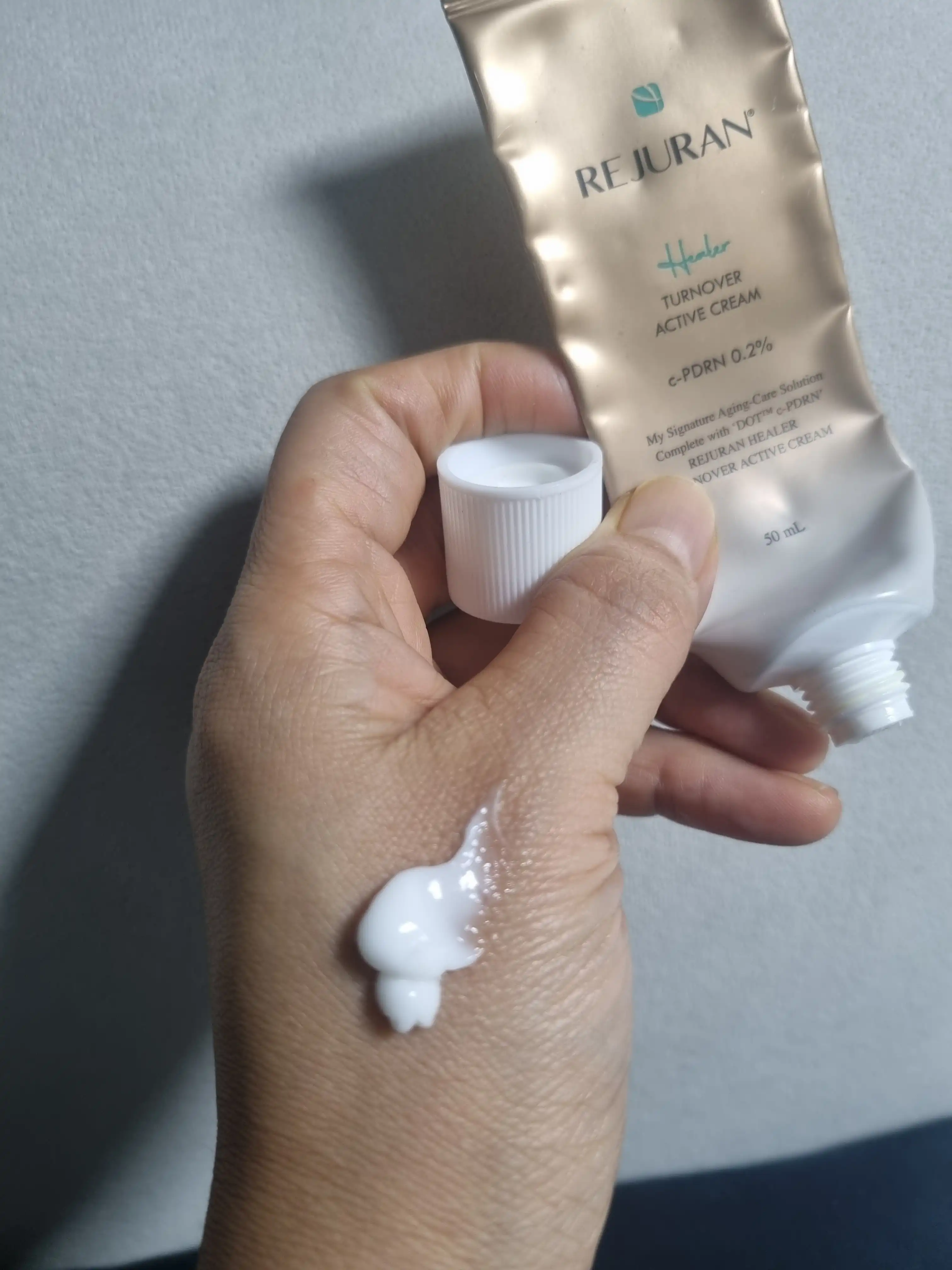 언니의파우치 리뷰 이미지 2 - [힐러 턴오버 액티브크림 물광크림]