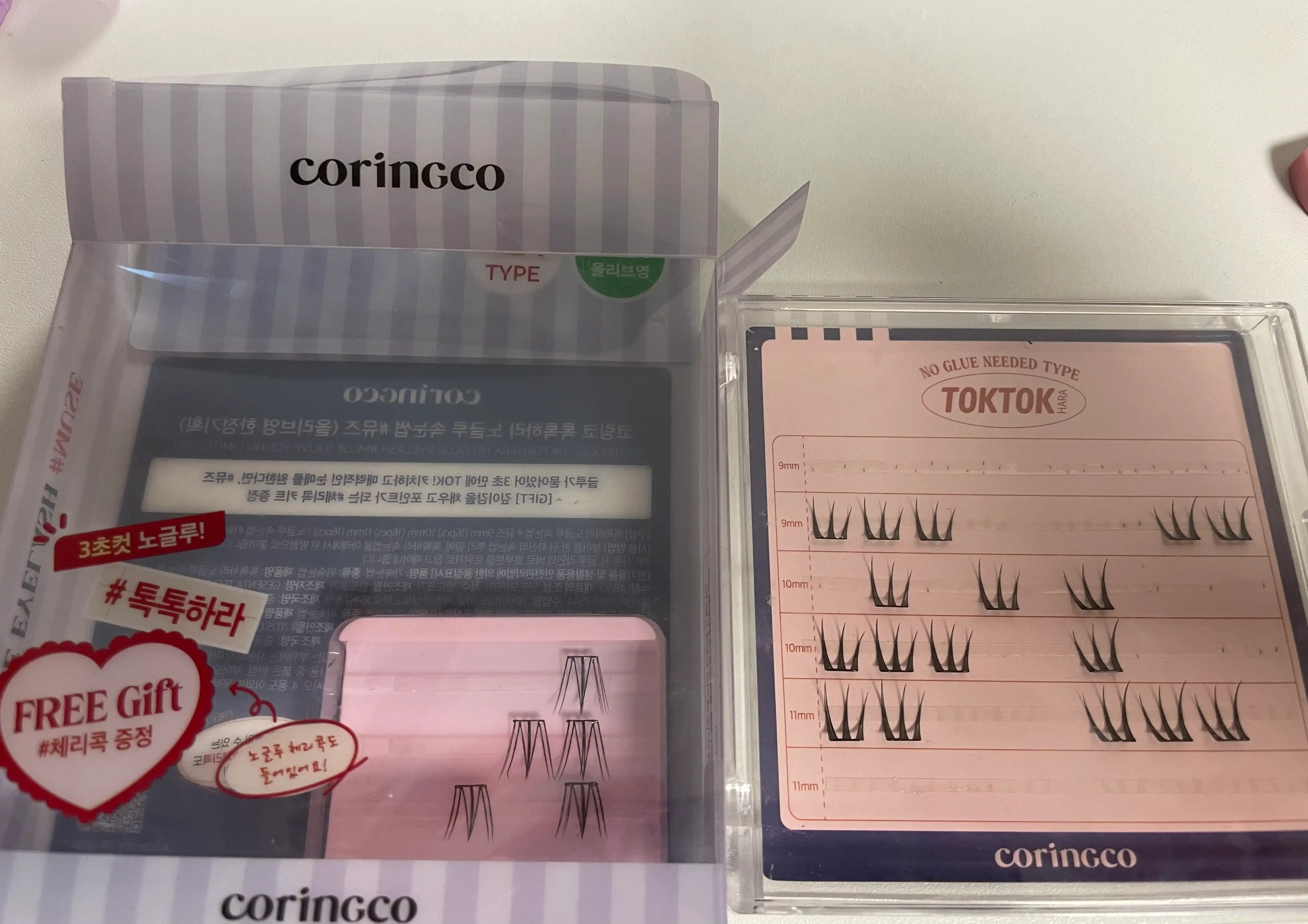 언니의파우치 리뷰 이미지 - [톡톡하라 노글루 속눈썹 뮤즈]