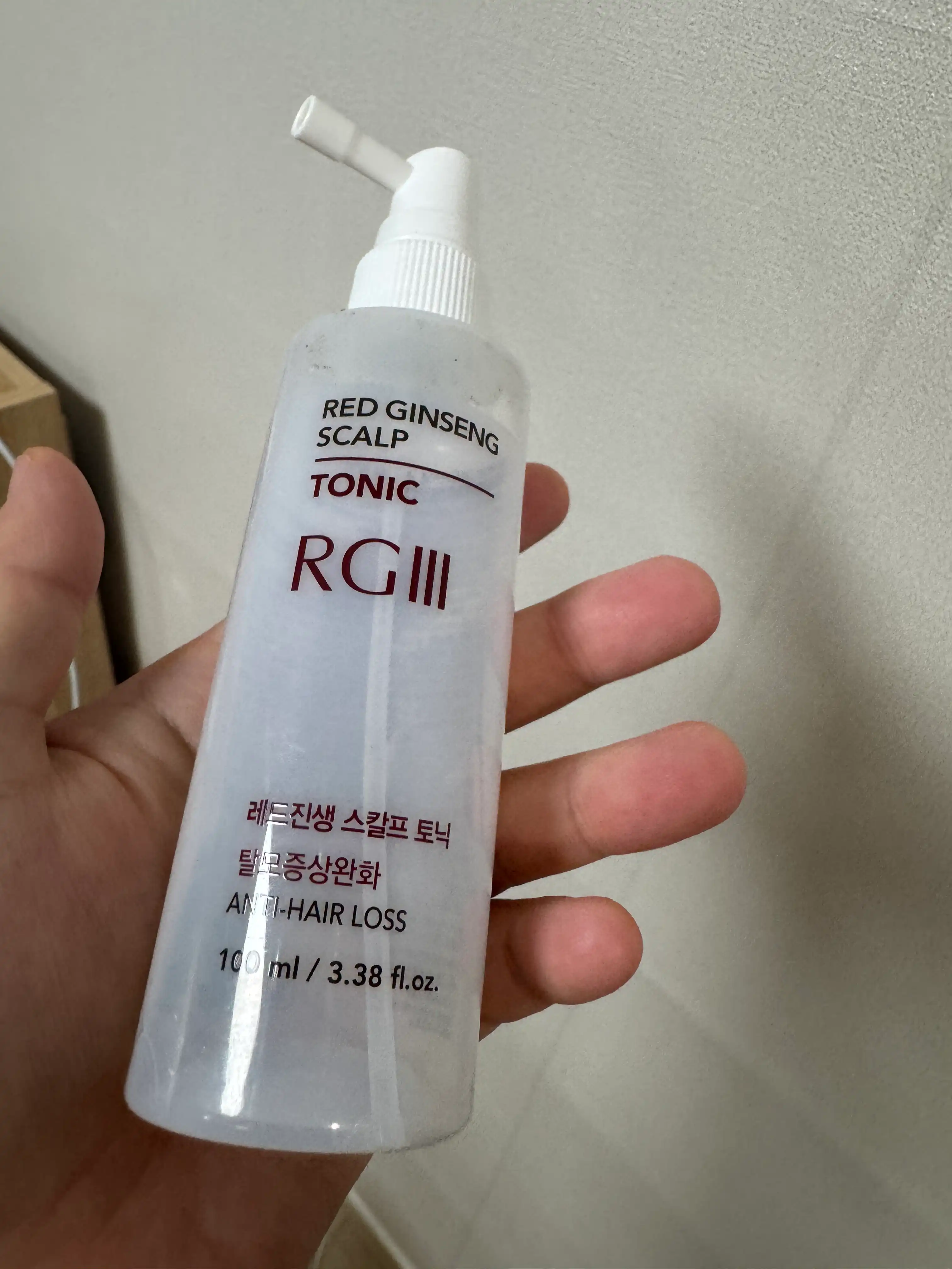 언니의파우치 리뷰 이미지 - [레드진생 스칼프 토닉]