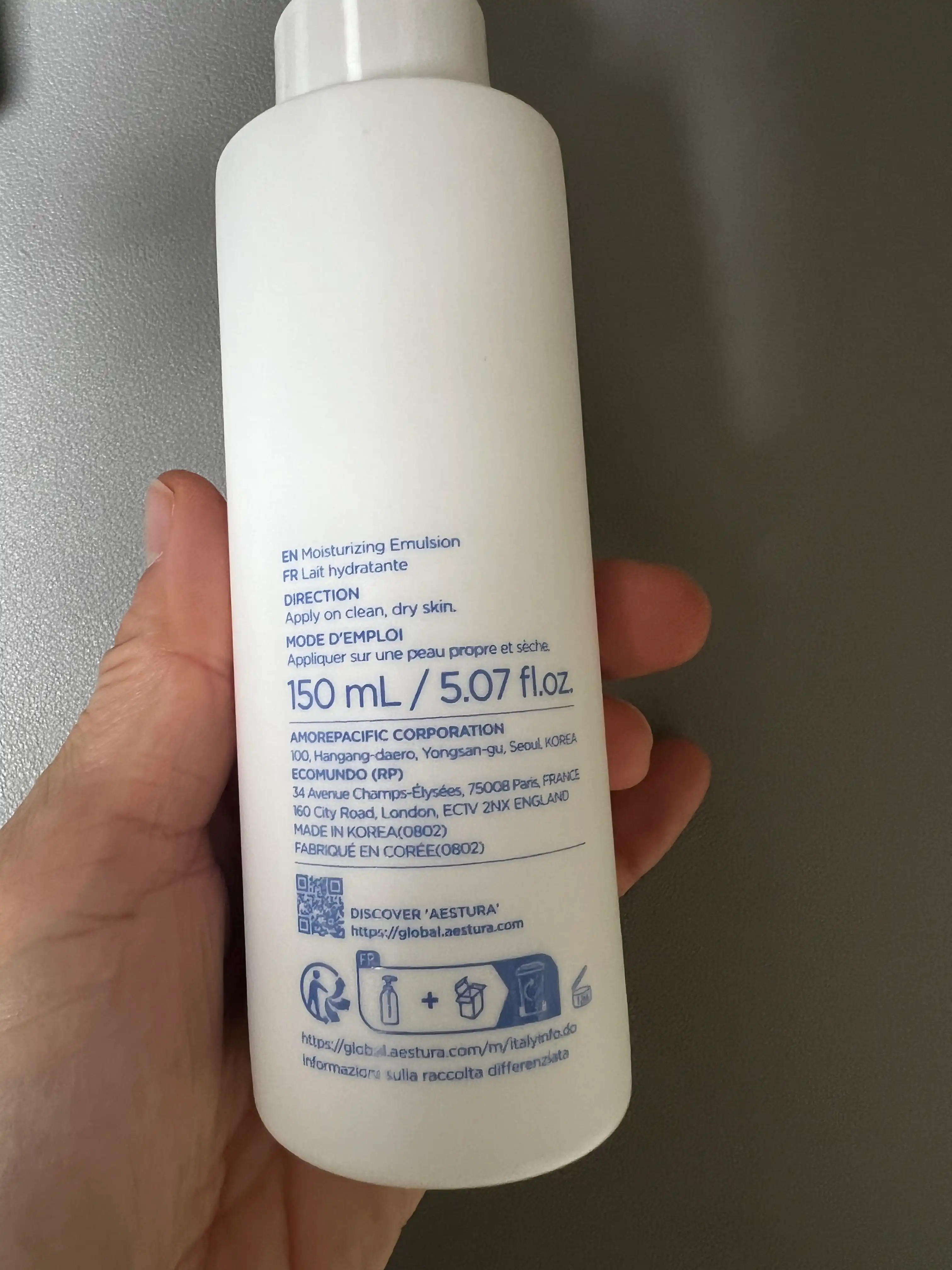 언니의파우치 리뷰 이미지 2 - [아토베리어365 로션]