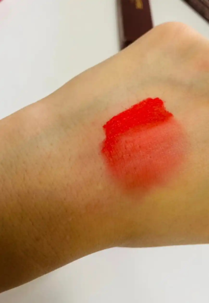 언니의파우치 리뷰 이미지 4 - [에어 핏 벨벳 틴트 어쿠스틱 무드 [A48 미모사코랄피치]]