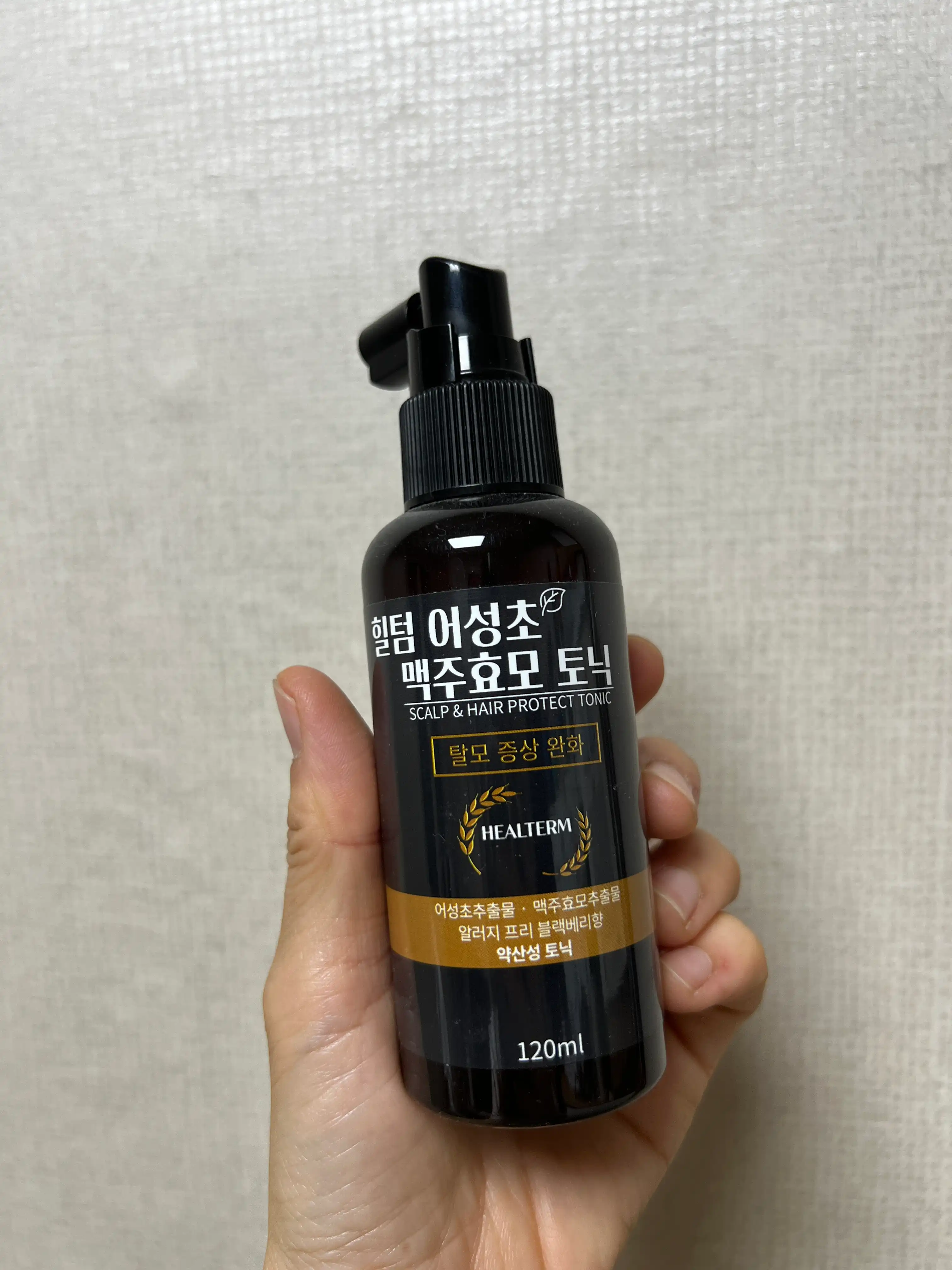 언니의파우치 리뷰 이미지 - [어성초 맥주효모 탈모완화 두피 토닉]