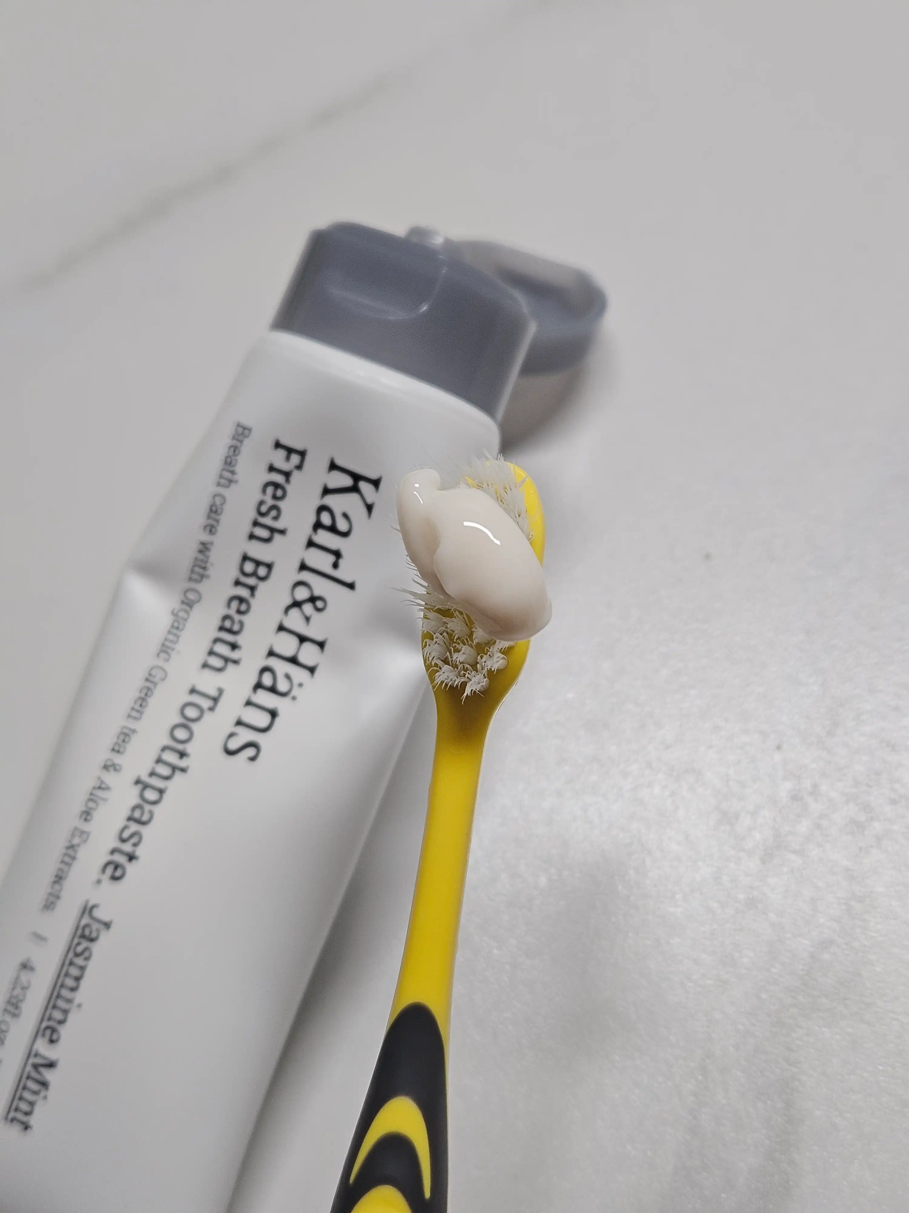 언니의파우치 리뷰 이미지 - [프레시 브레스 자스민 민트 치약]