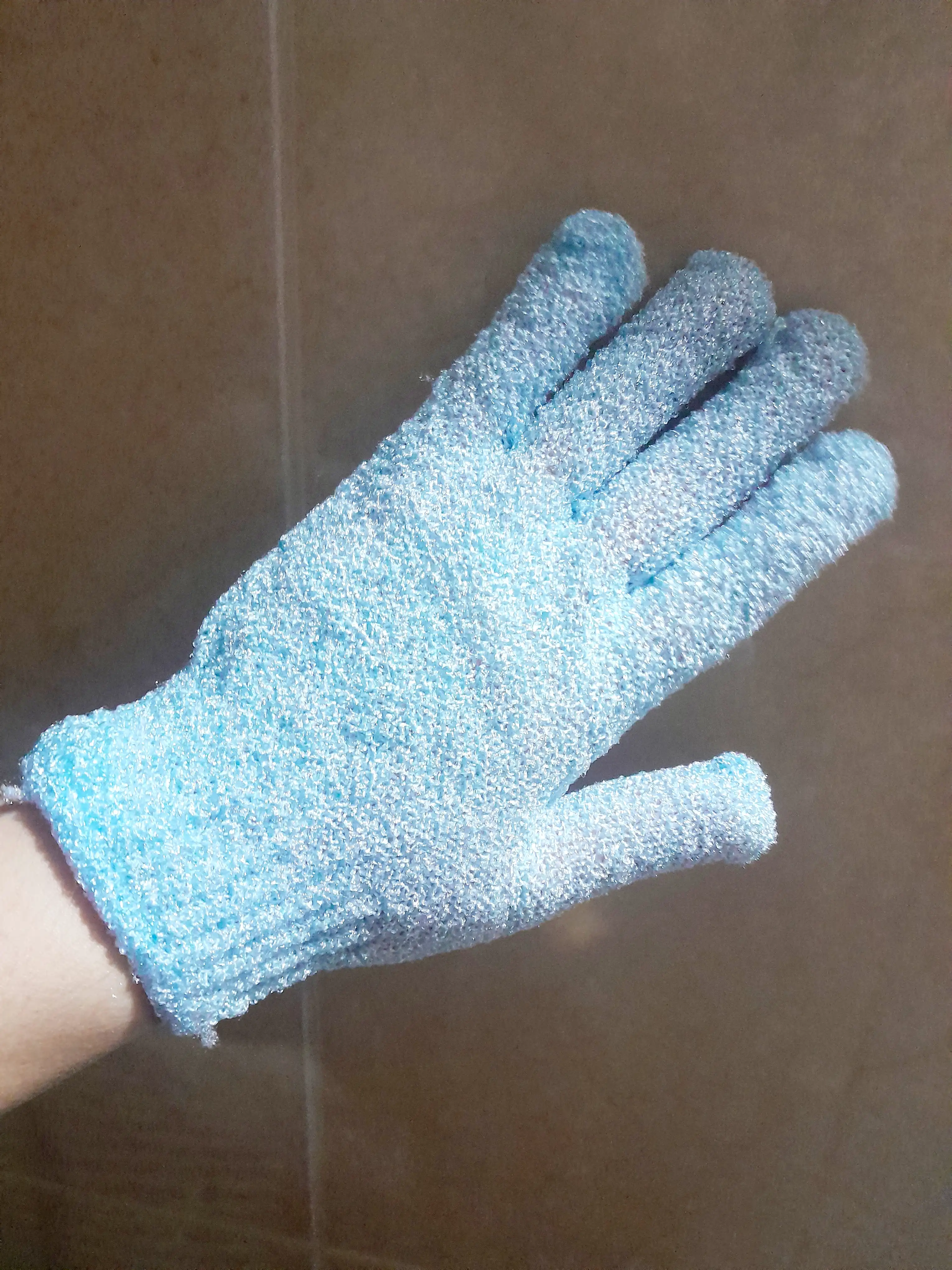 언니의파우치 리뷰 이미지 2 - [단색 손가락 목욕장갑]