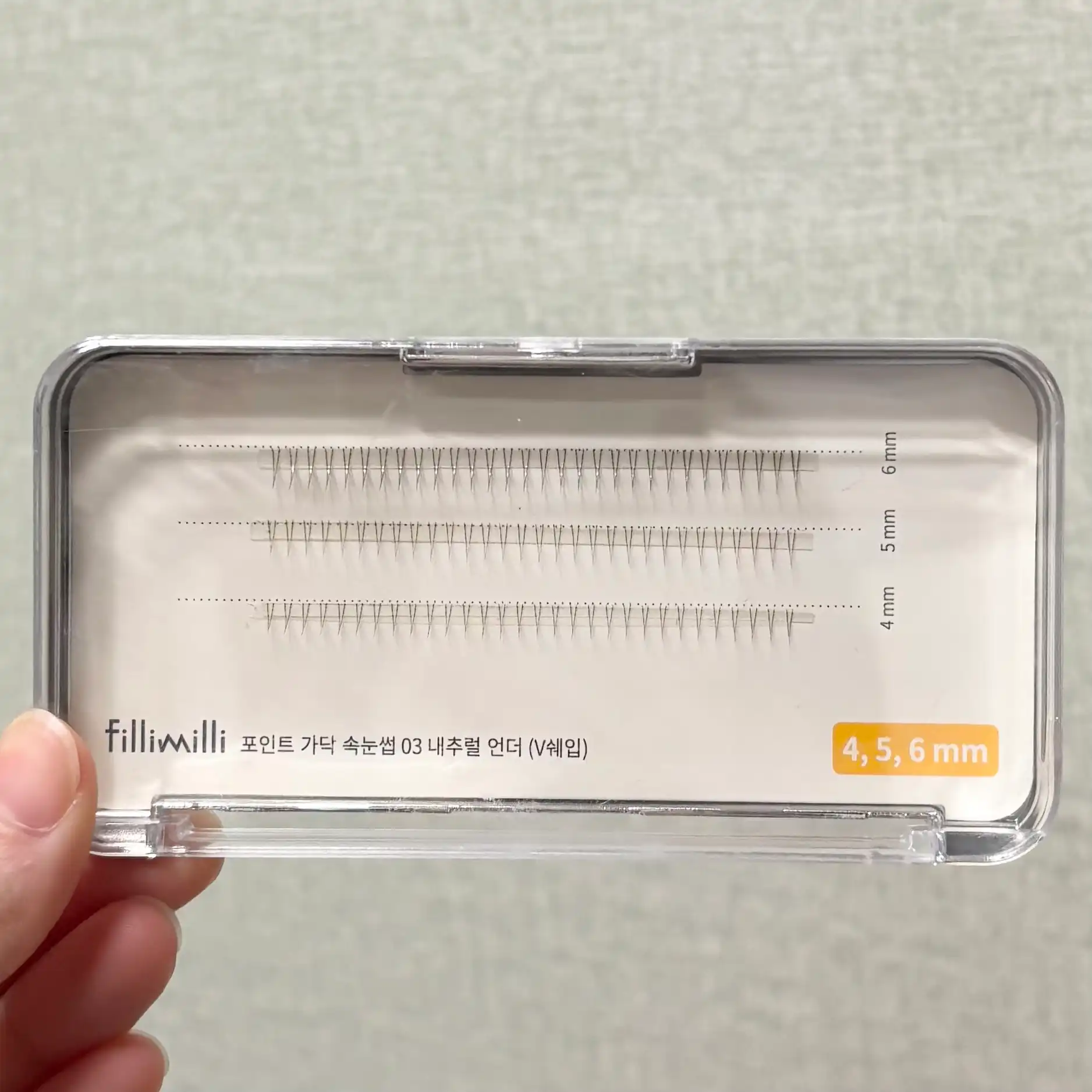 언니의파우치 리뷰 이미지 - [포인트 가닥 속눈썹 [03 내추럴 언더]]