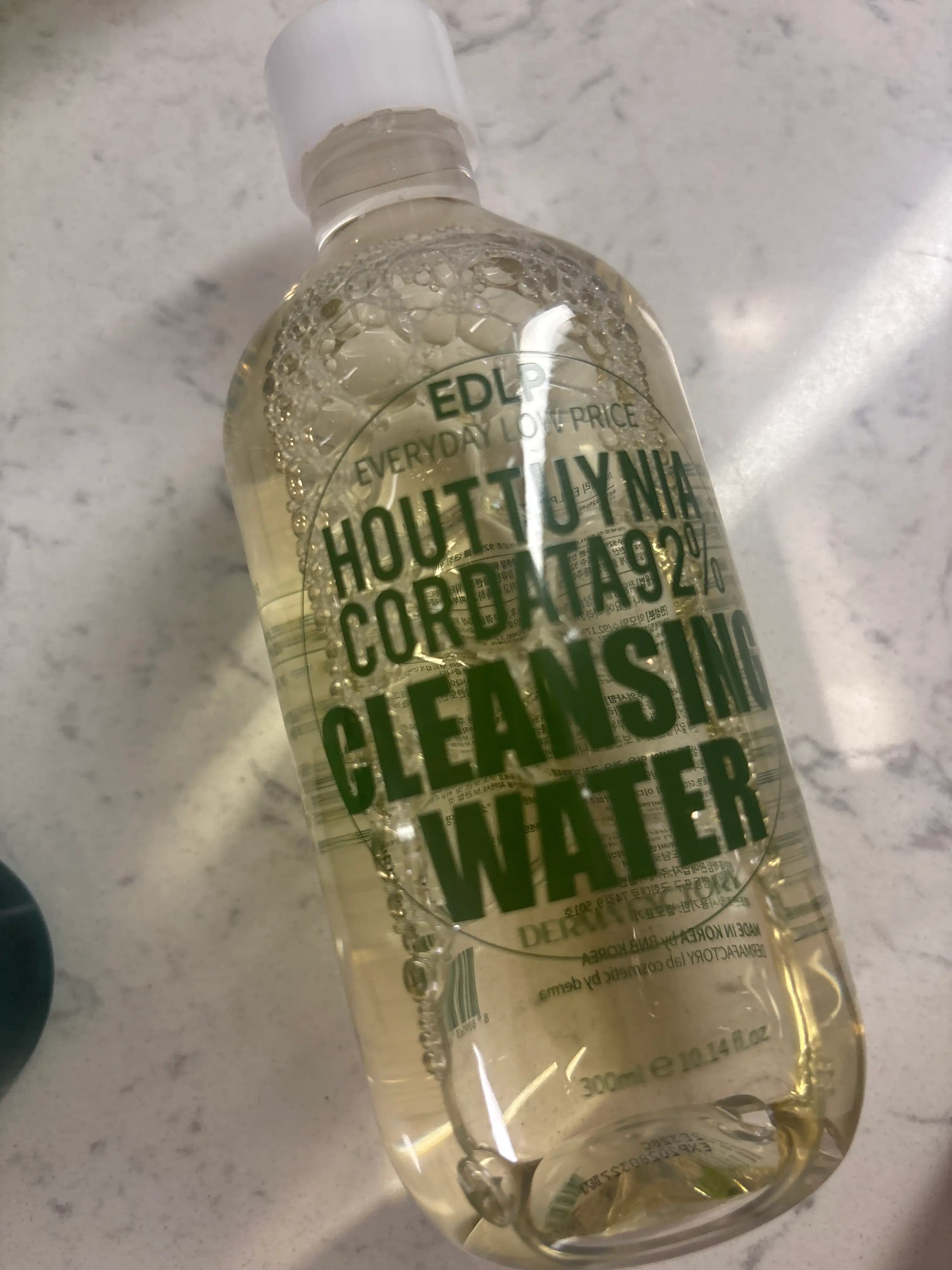 언니의파우치 리뷰 이미지 - [EDLP 어성초 92프로 클렌징 워터]