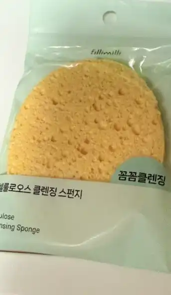 언니의파우치 리뷰 이미지 - [셀룰로오스 클렌징 스펀지]