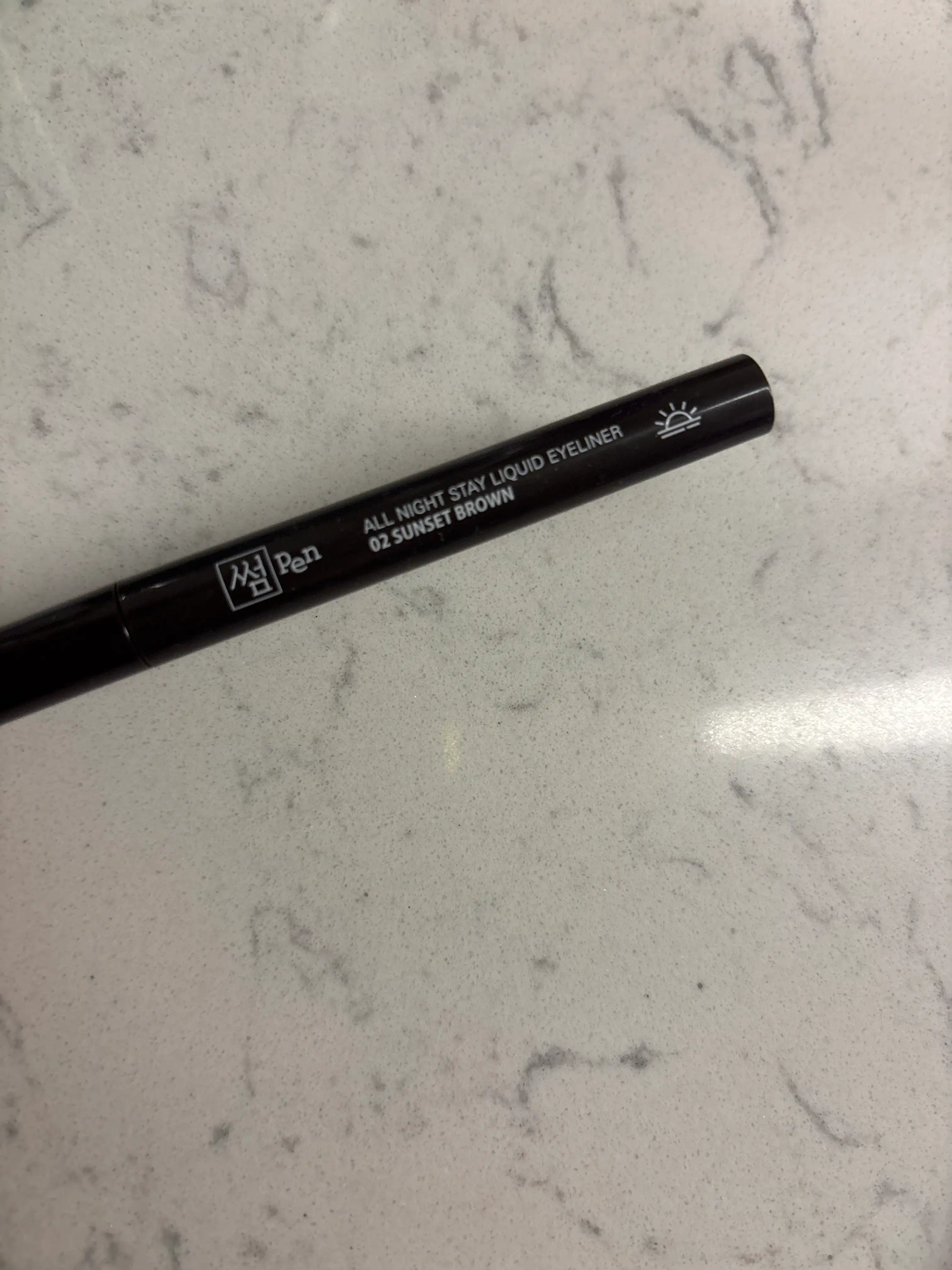 언니의파우치 리뷰 이미지 - [올나잇 스테이 리퀴드 아이라이너 [02 선셋 브라운]]