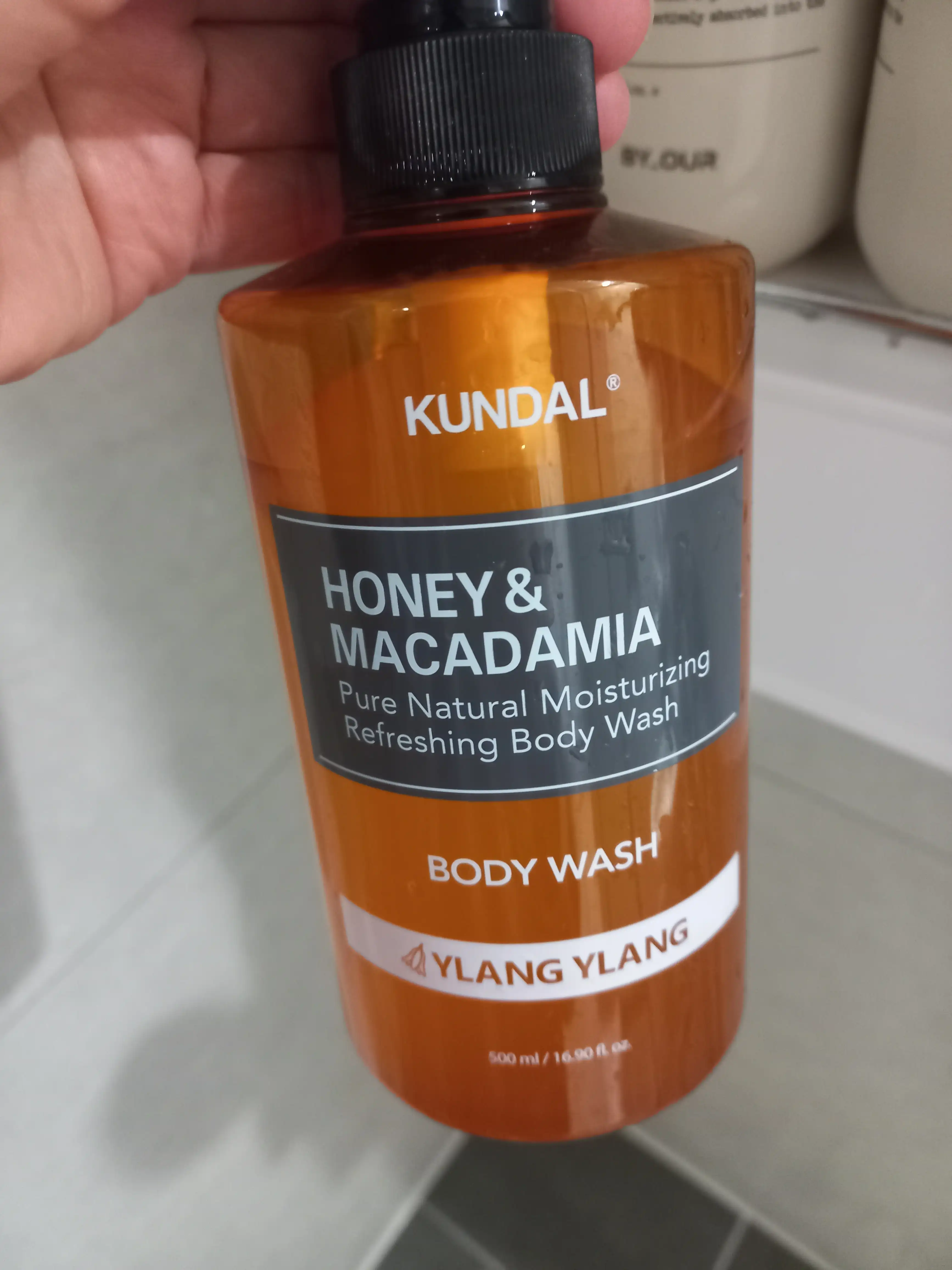 언니의파우치 리뷰 이미지 - [허니 앤드 마카다미아 퓨어 바디워시]