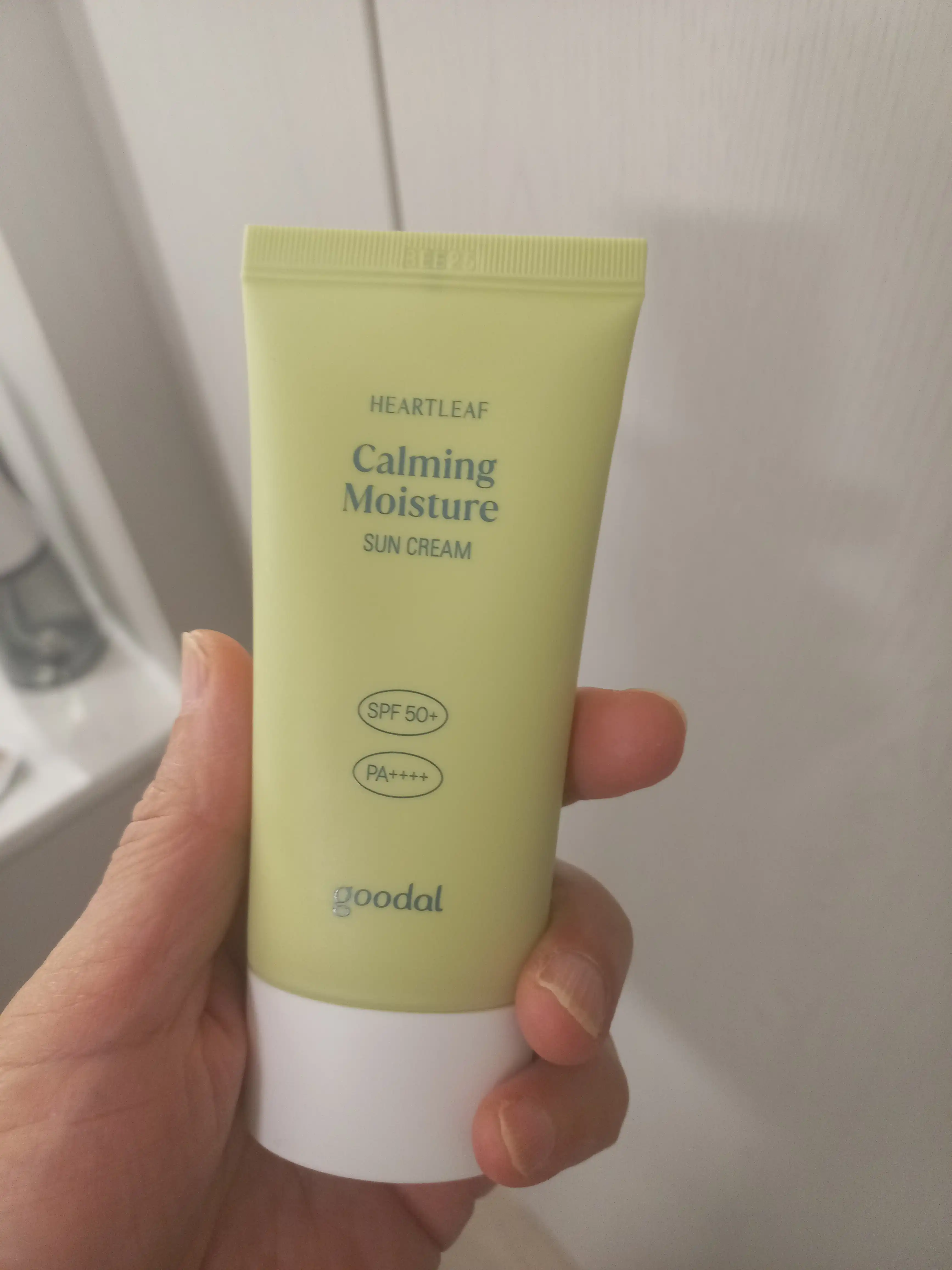 언니의파우치 리뷰 이미지 - [맑은 어성초 진정 수분 선크림]