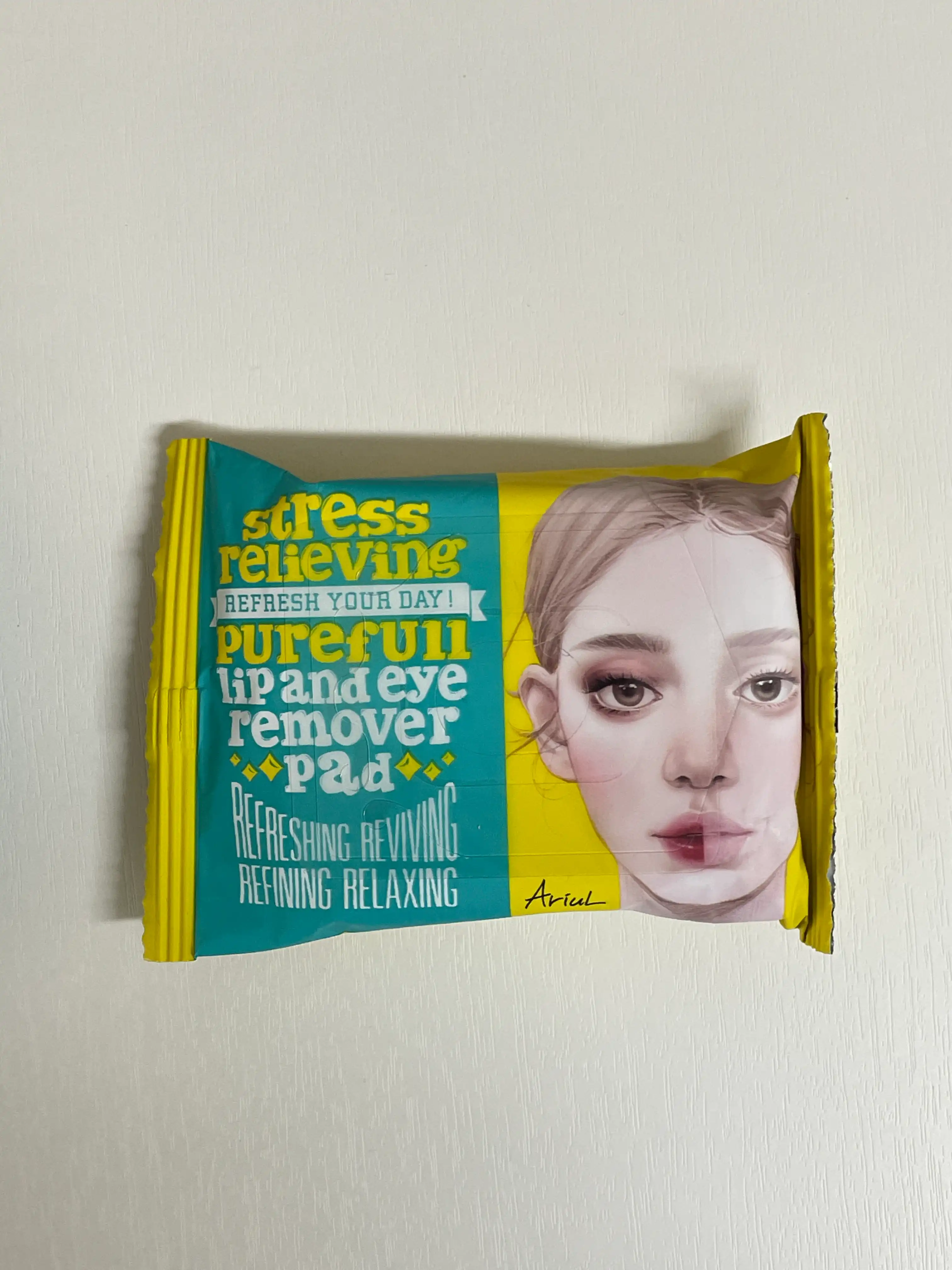 언니의파우치 리뷰 이미지 - [스트레스 릴리빙 퓨어풀 립앤아이 리무버 패드]