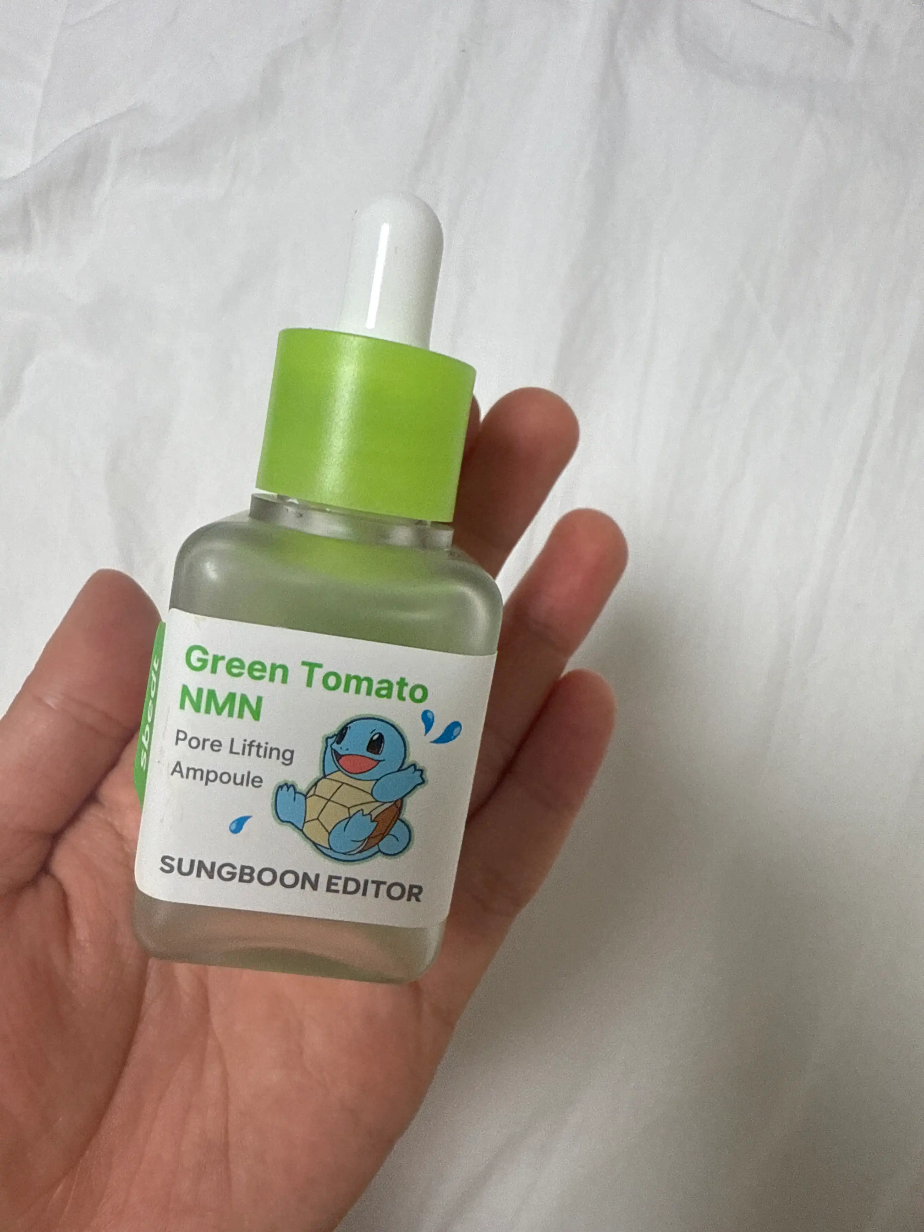 언니의파우치 리뷰 이미지 2 - [그린토마토 NMN 포어 리프팅 앰플]