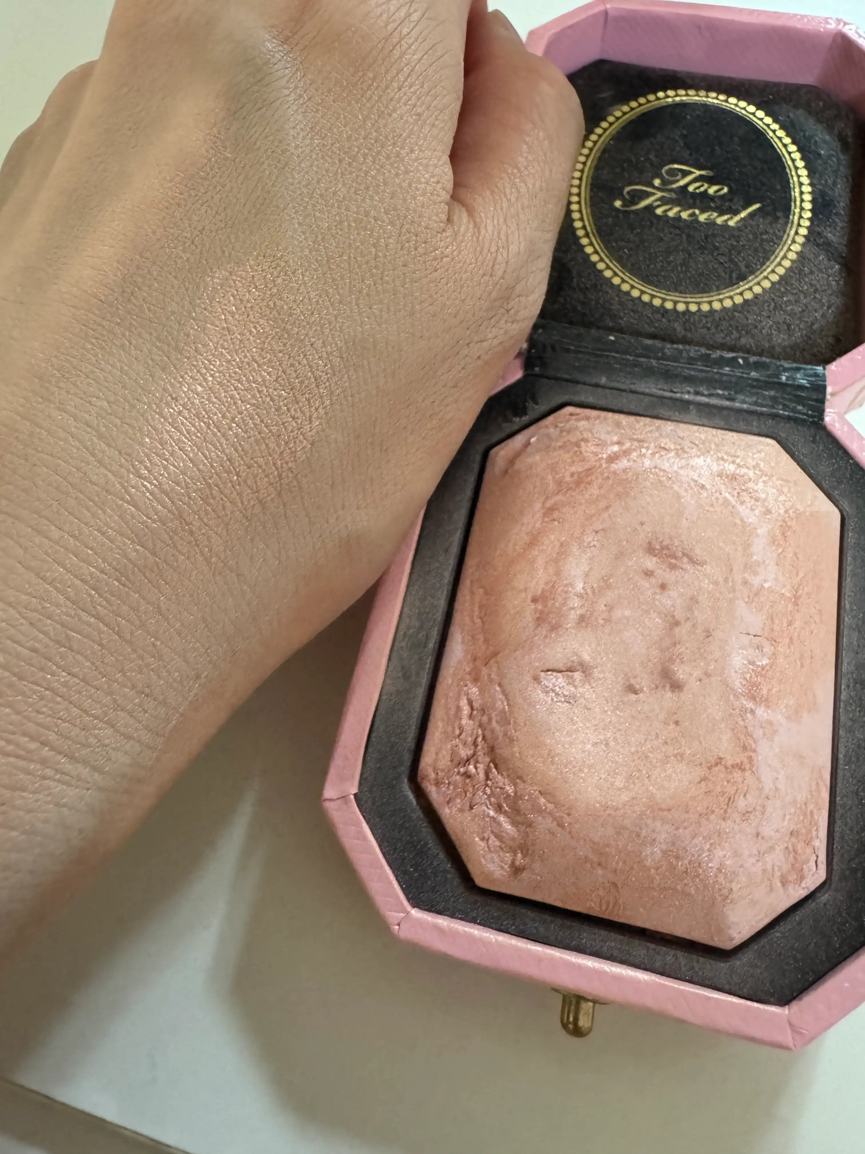 언니의파우치 리뷰 이미지 2 - [다이아몬드 하이라이터 [팬시 핑크 다이아몬드]]