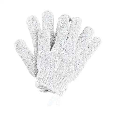 단색 손가락 목욕장갑