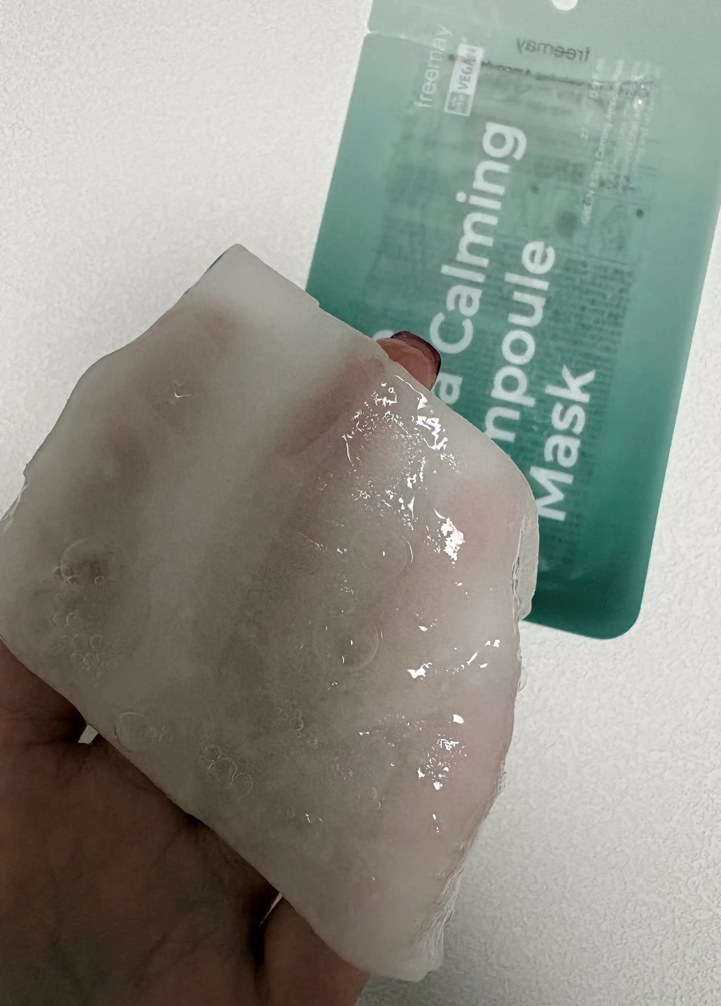 언니의파우치 리뷰 이미지 2 - [올리브 시카 카밍 앰플 마스크]