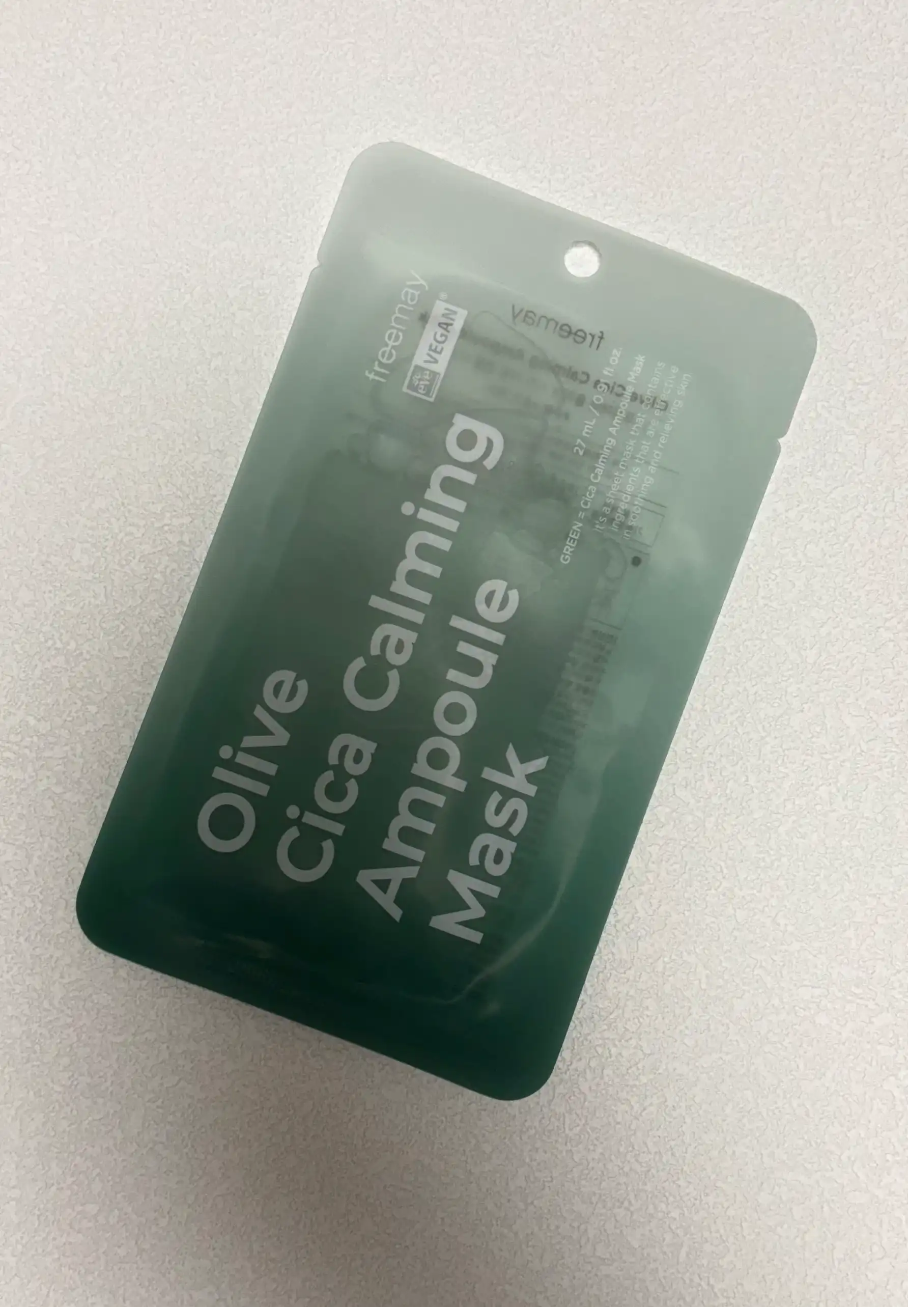 언니의파우치 리뷰 이미지 - [올리브 시카 카밍 앰플 마스크]