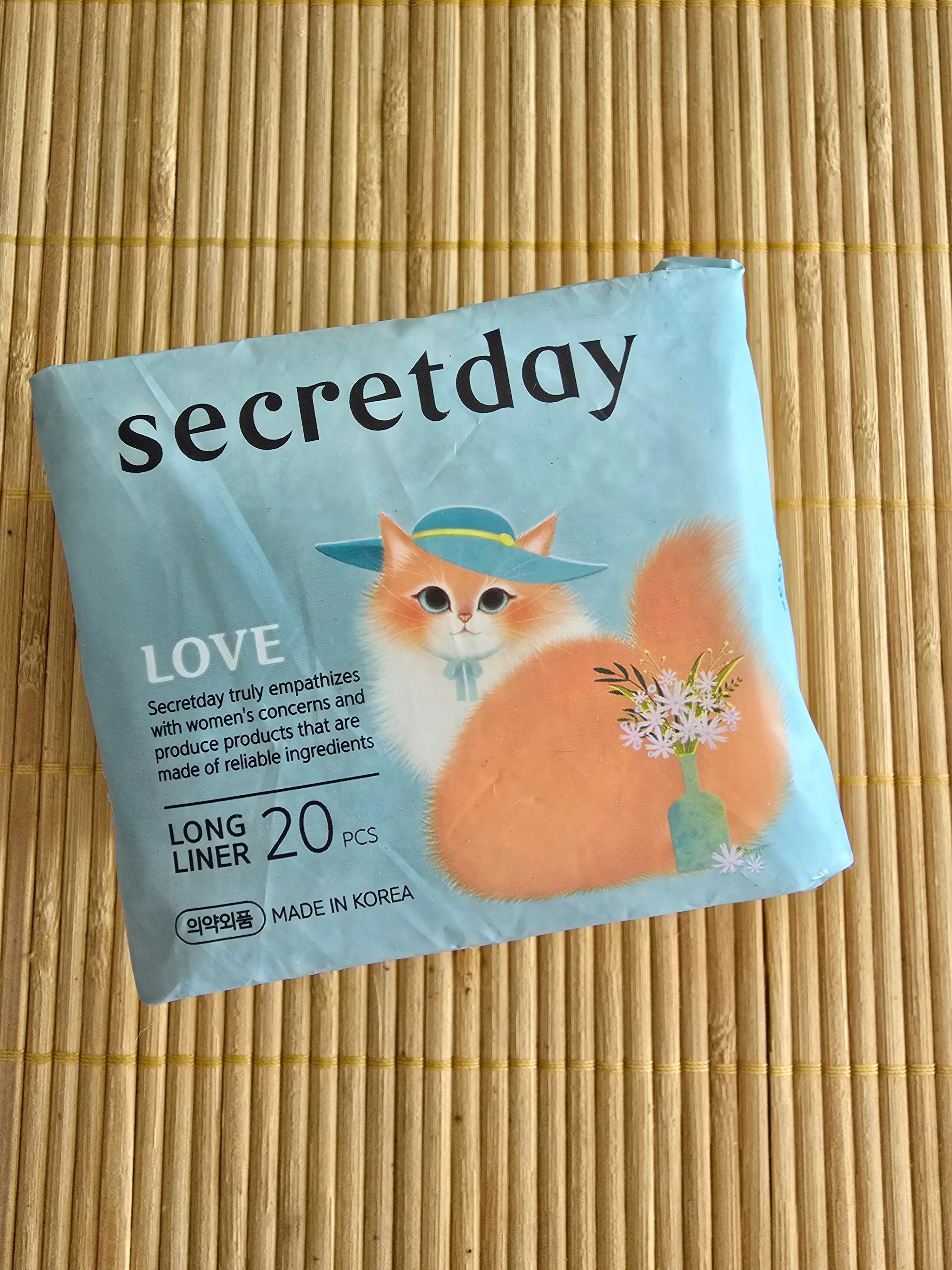 언니의파우치 리뷰 이미지 2 - [러브 롱 팬티라이너]