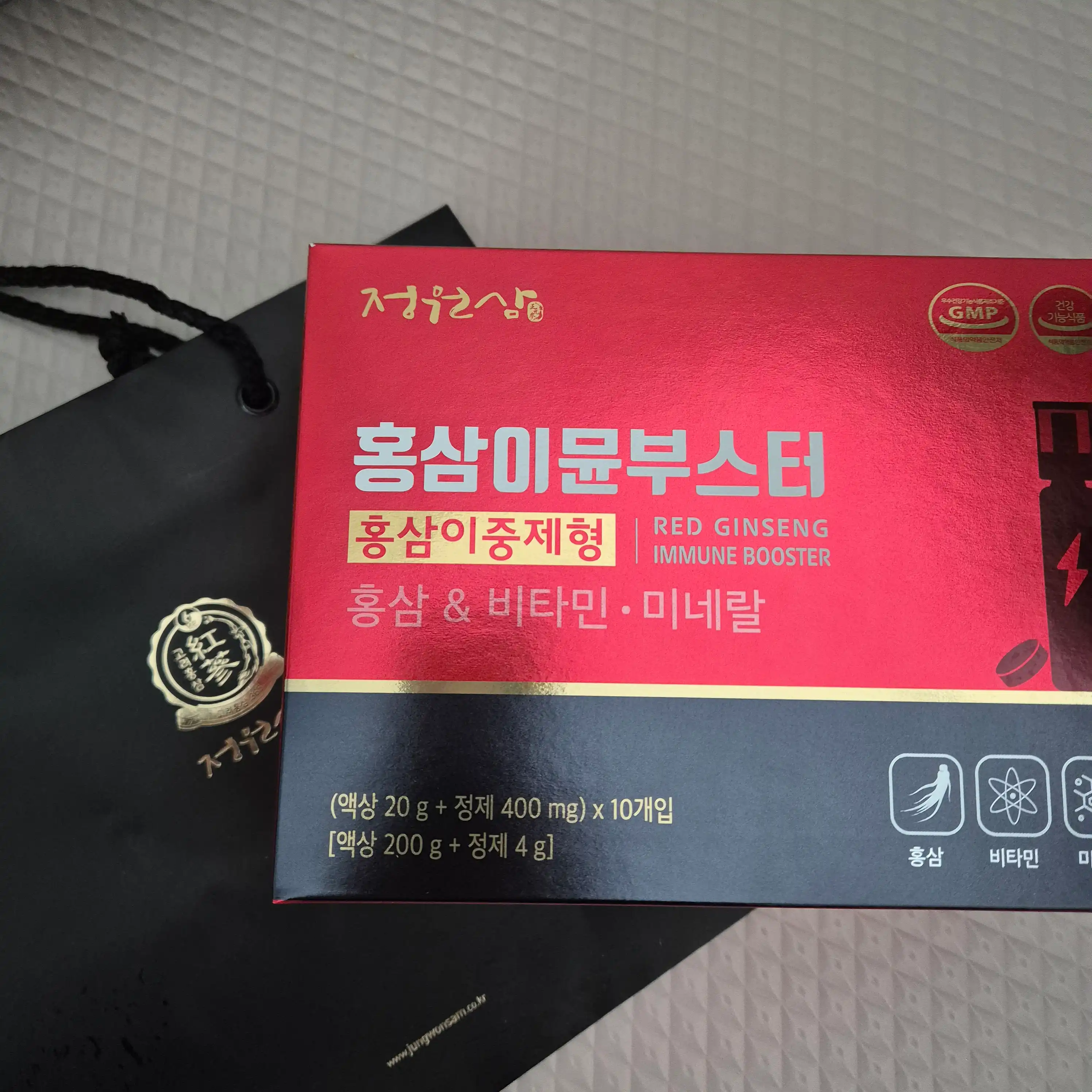 언니의파우치 리뷰 이미지 - [홍삼 이뮨 부스터]