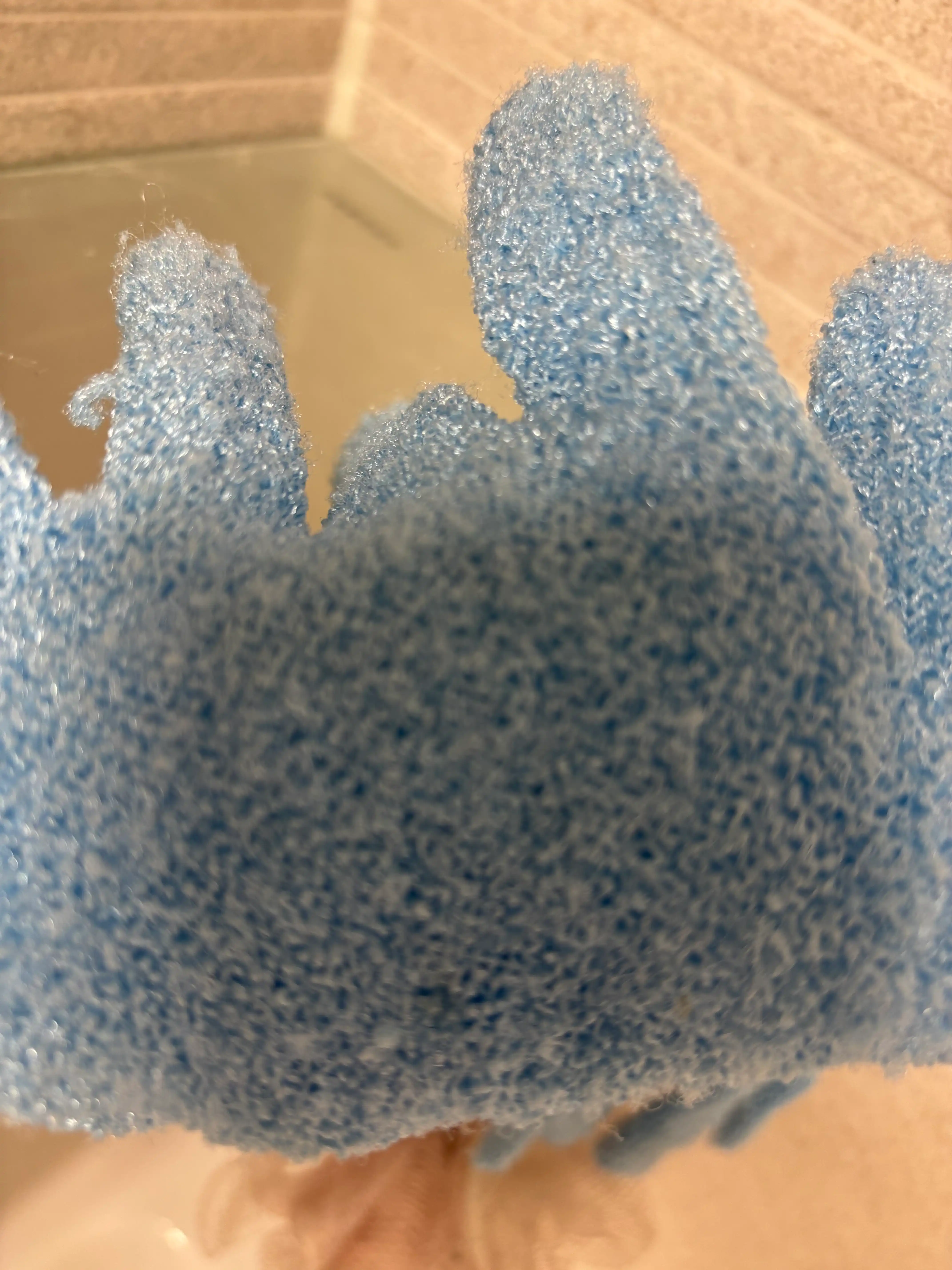 언니의파우치 리뷰 이미지 2 - [각질제거 목욕장갑]