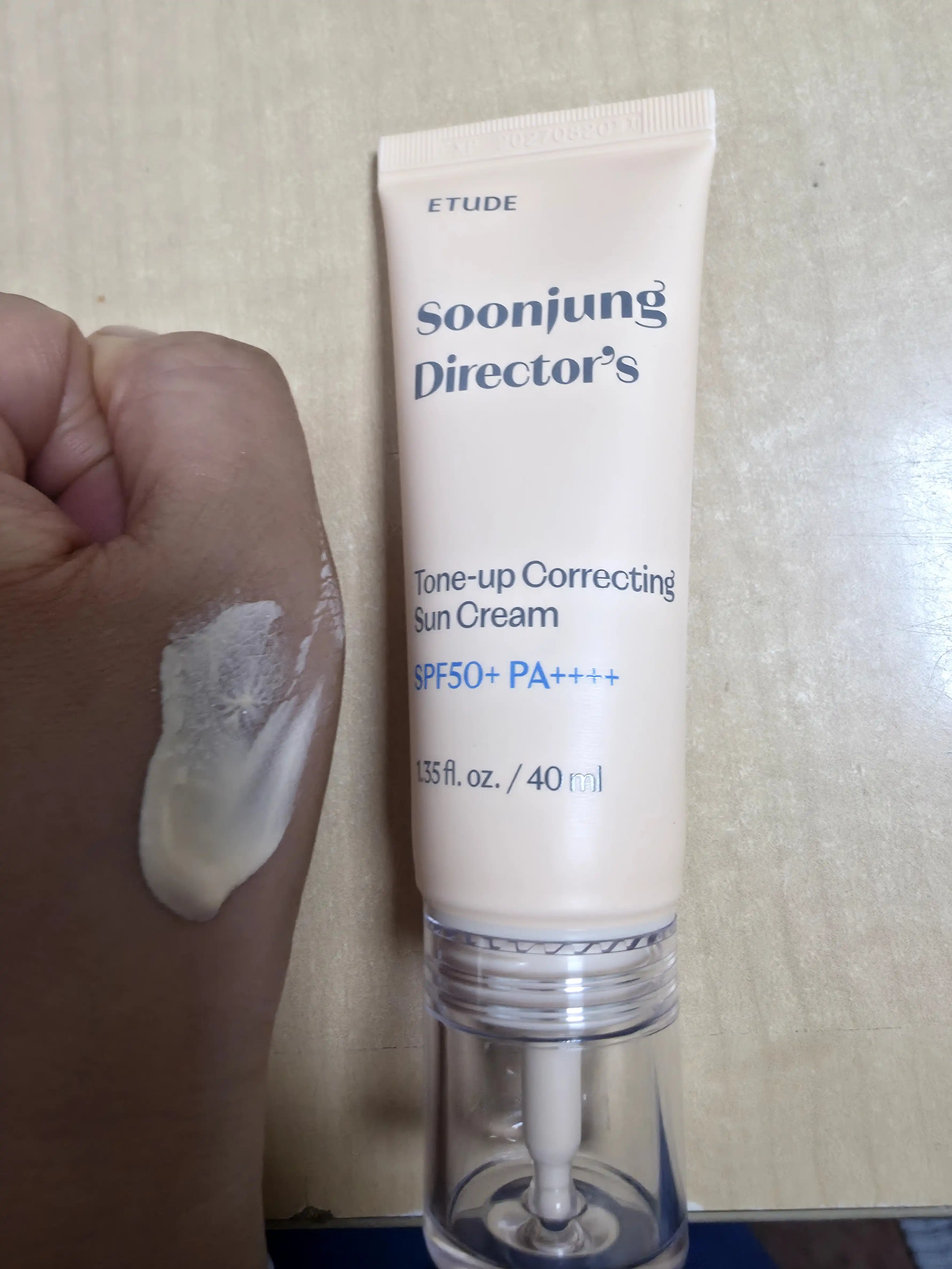 언니의파우치 리뷰 이미지 - [순정 디렉터 톤업 수정 선크림]