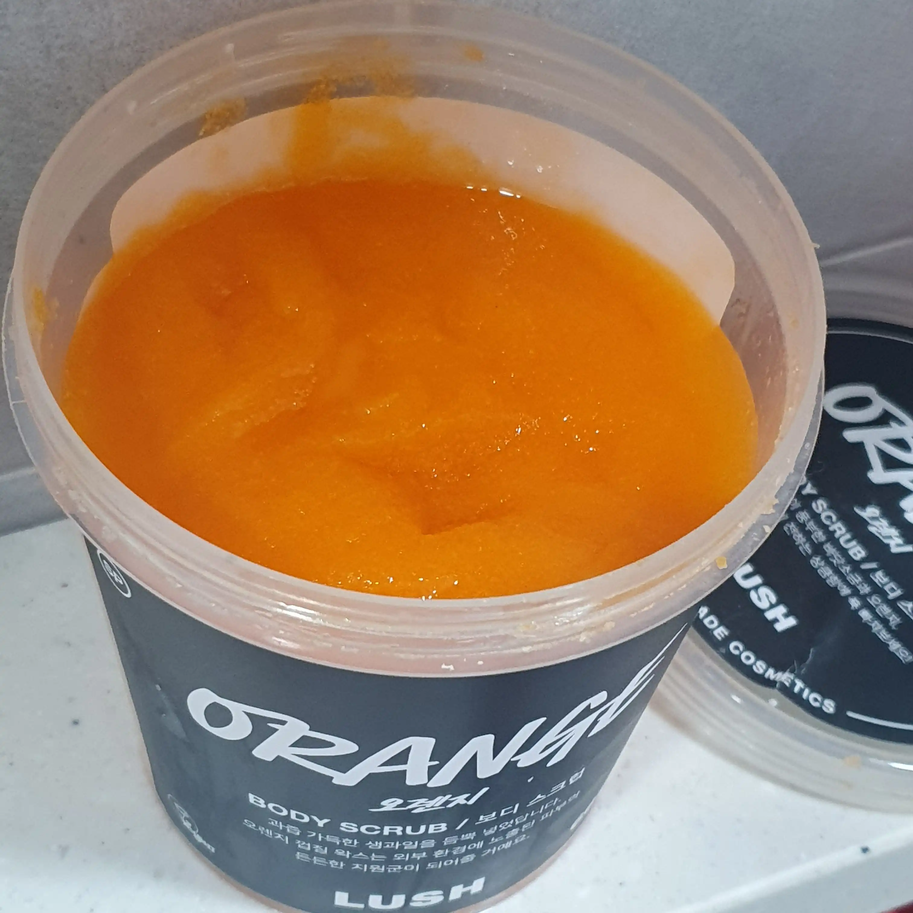 언니의파우치 리뷰 이미지 2 - [오렌지 보디 스크럽]