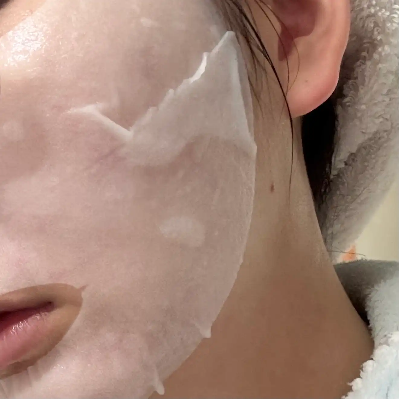 언니의파우치 리뷰 이미지 3 - [ 약산성 pH 시트 마스크 아쿠아 핏]