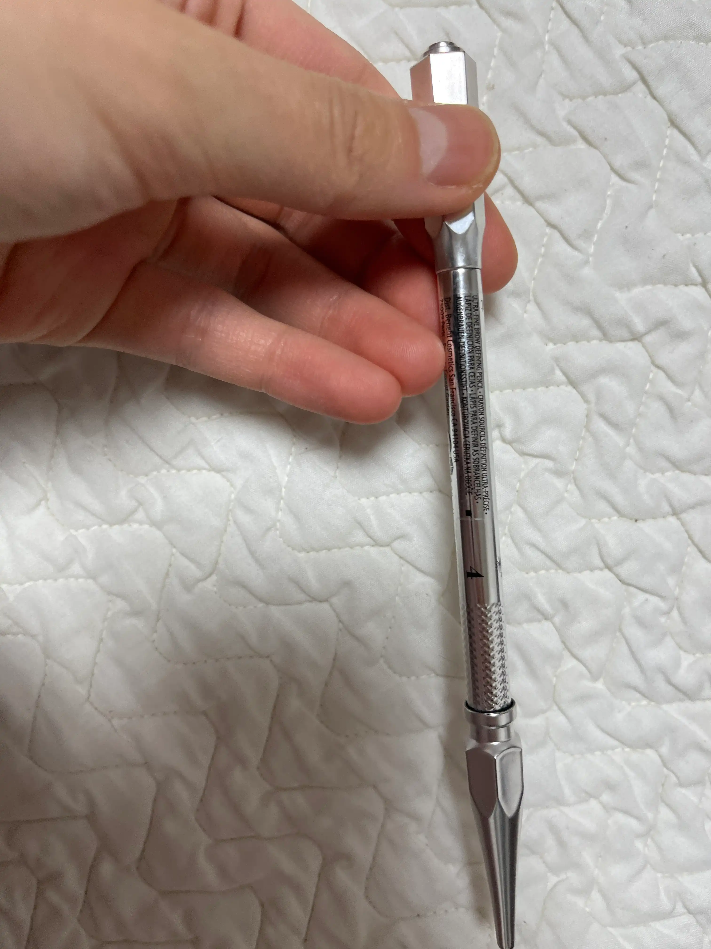 언니의파우치 리뷰 이미지 2 - [프리사이슬리 마이 브로우 펜슬 미니 [04 웜 딥 브라운]]