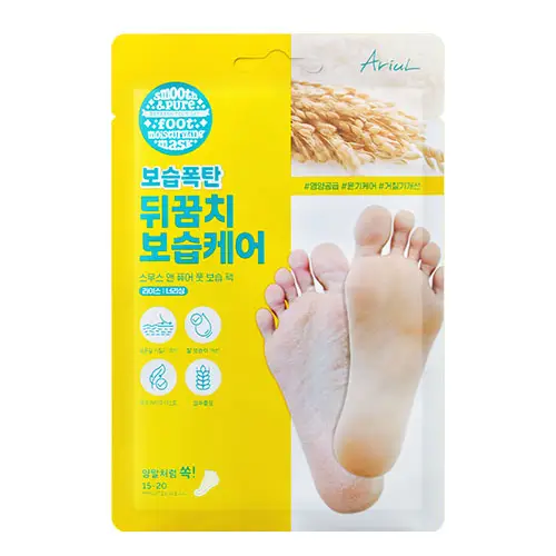 스무스 앤 퓨어 풋 모이스처라이징 마스크 [라이스 너리싱]