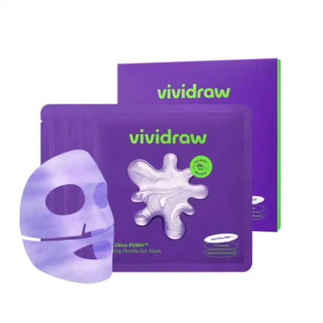 블랙 올리브 PDRN 리페어링 마블 겔 마스크