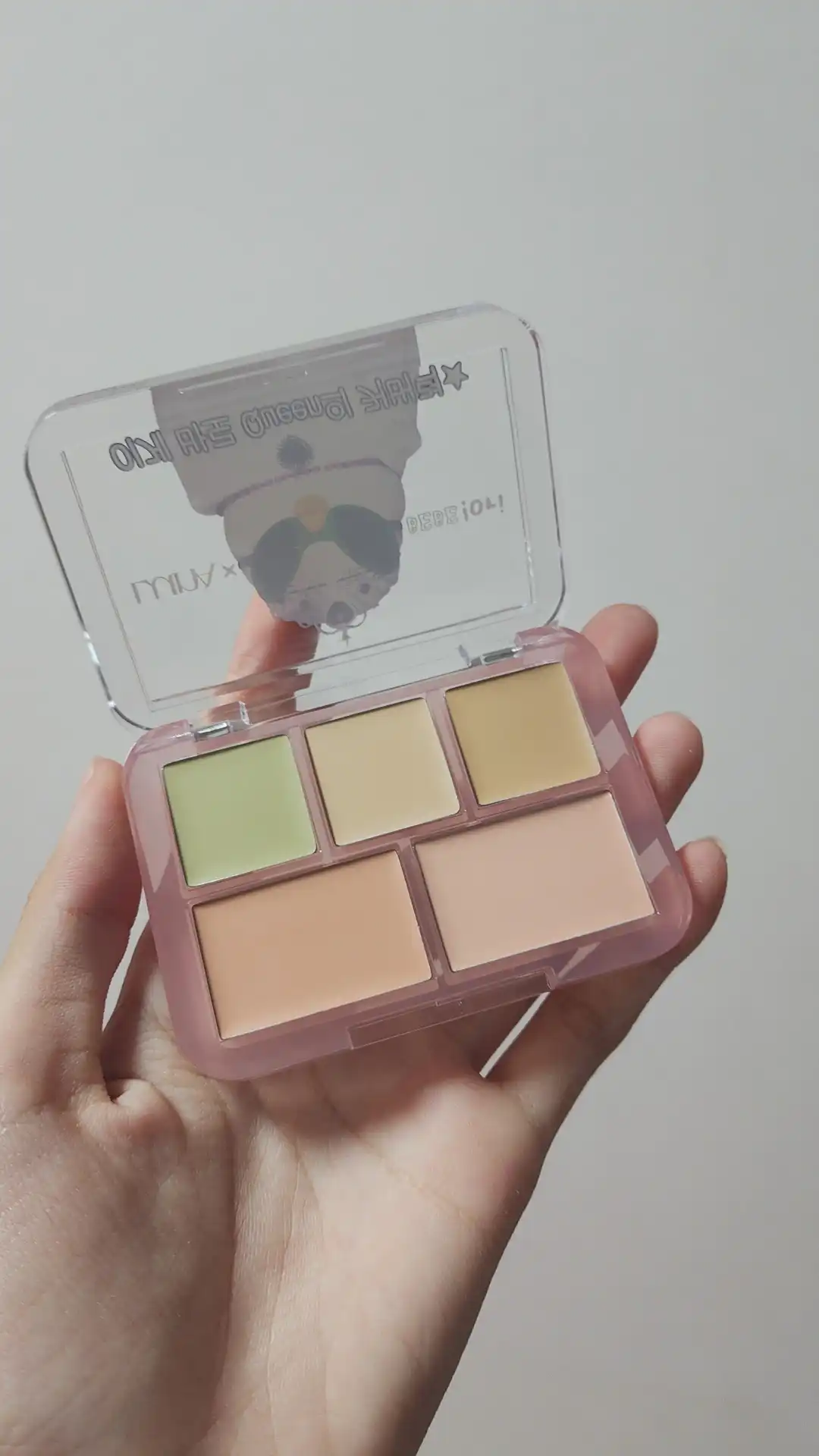 언니의파우치 리뷰 이미지 4 - [(루나X베베더오리) 컨실 블렌더 팔레트]