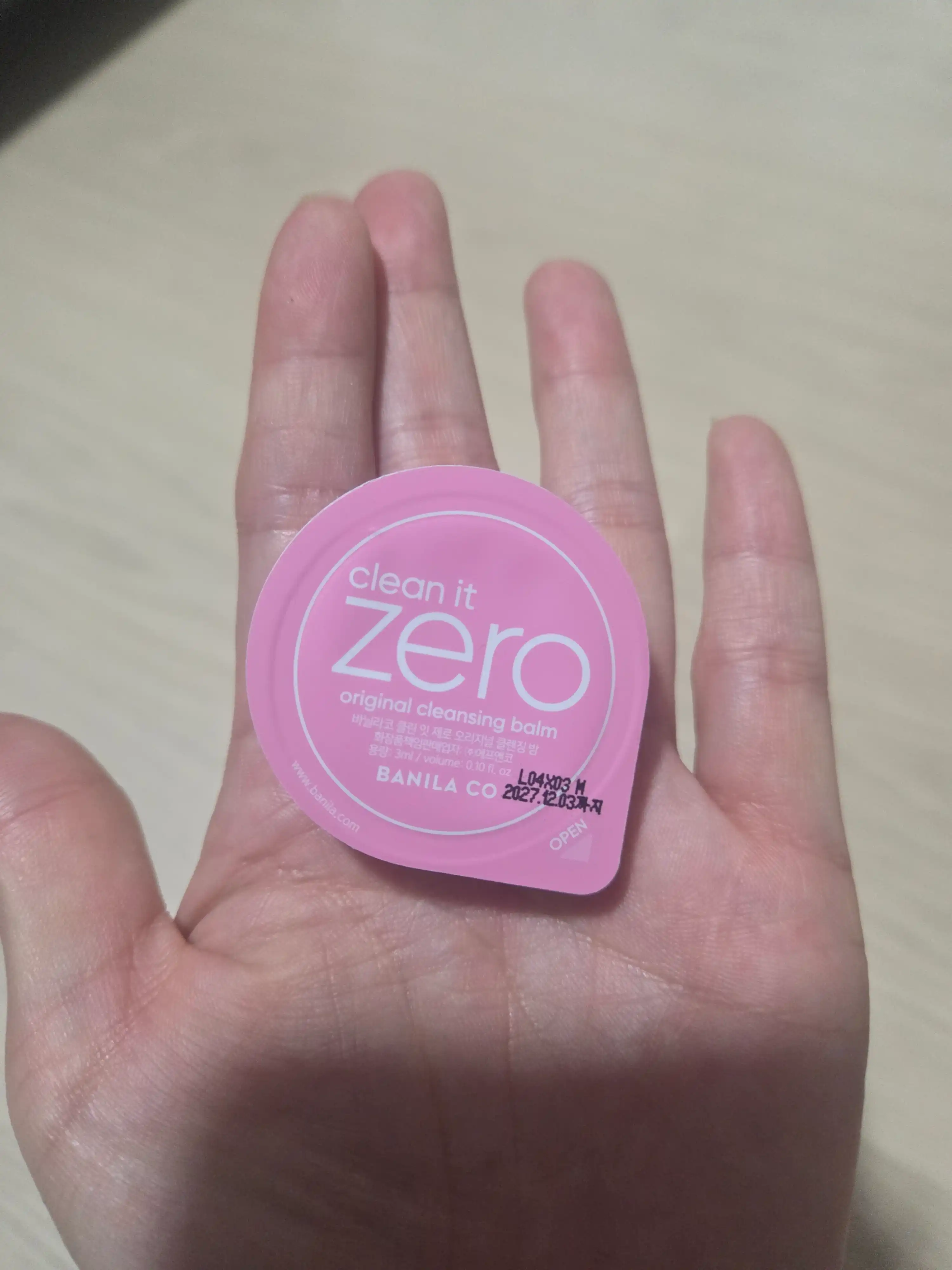 언니의파우치 리뷰 이미지 3 - [클린잇제로 클렌징밤 트래블 오리지널 키트 ]