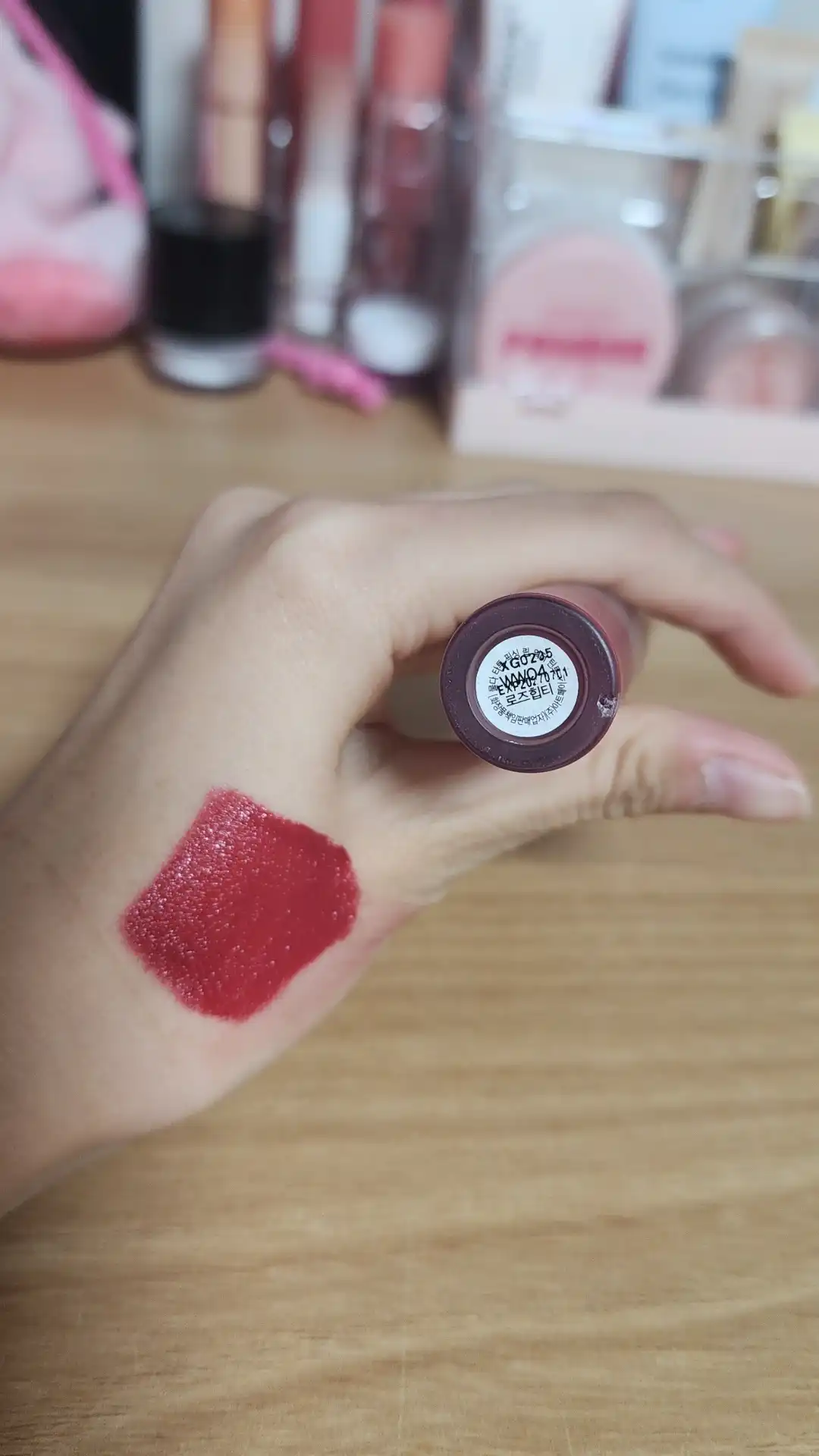 언니의파우치 리뷰 이미지 2 - [타투 픽싱 립 워터 틴트]