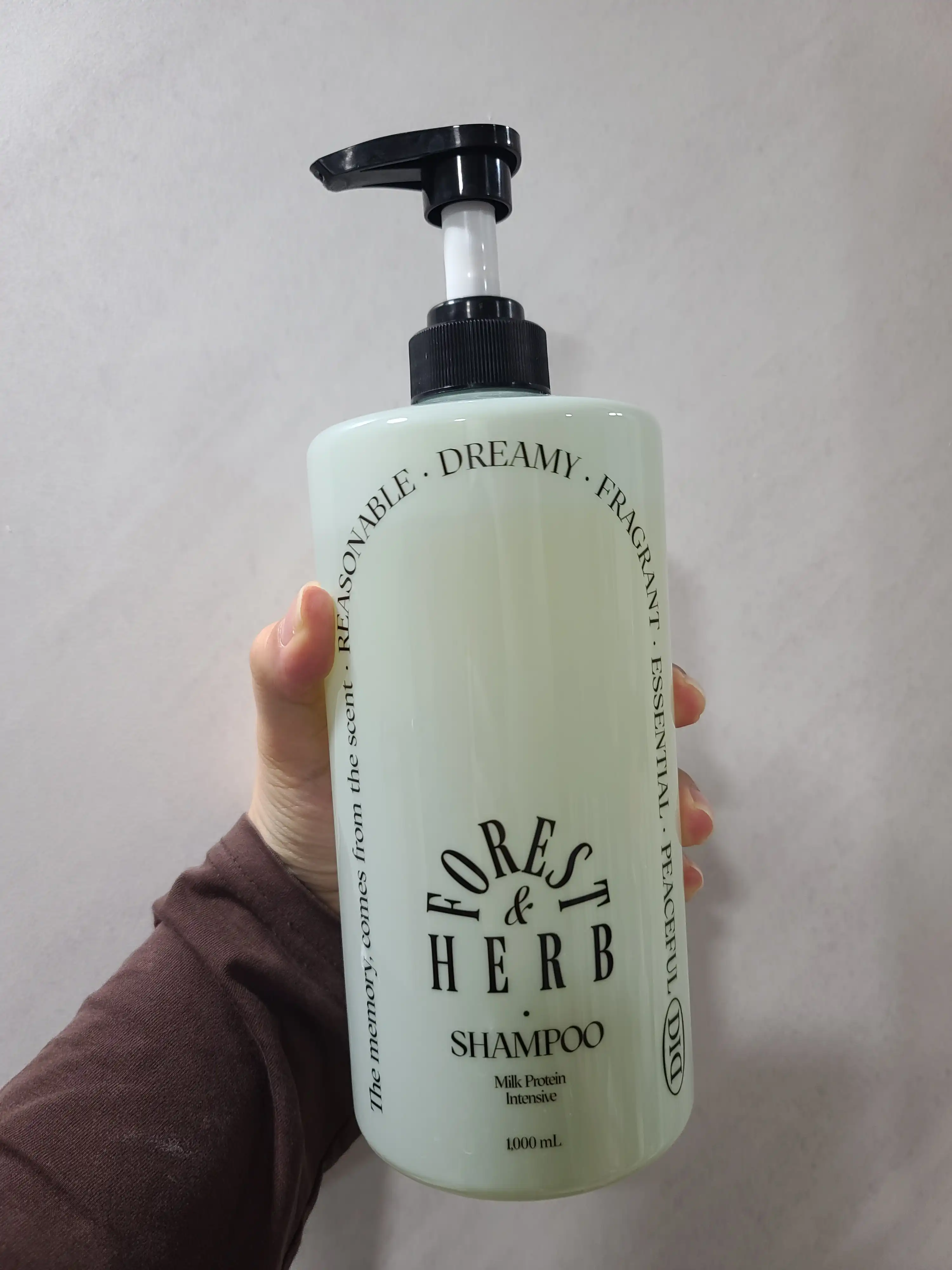 언니의파우치 리뷰 이미지 - [밀크프로틴 인텐시브 퍼퓸샴푸]